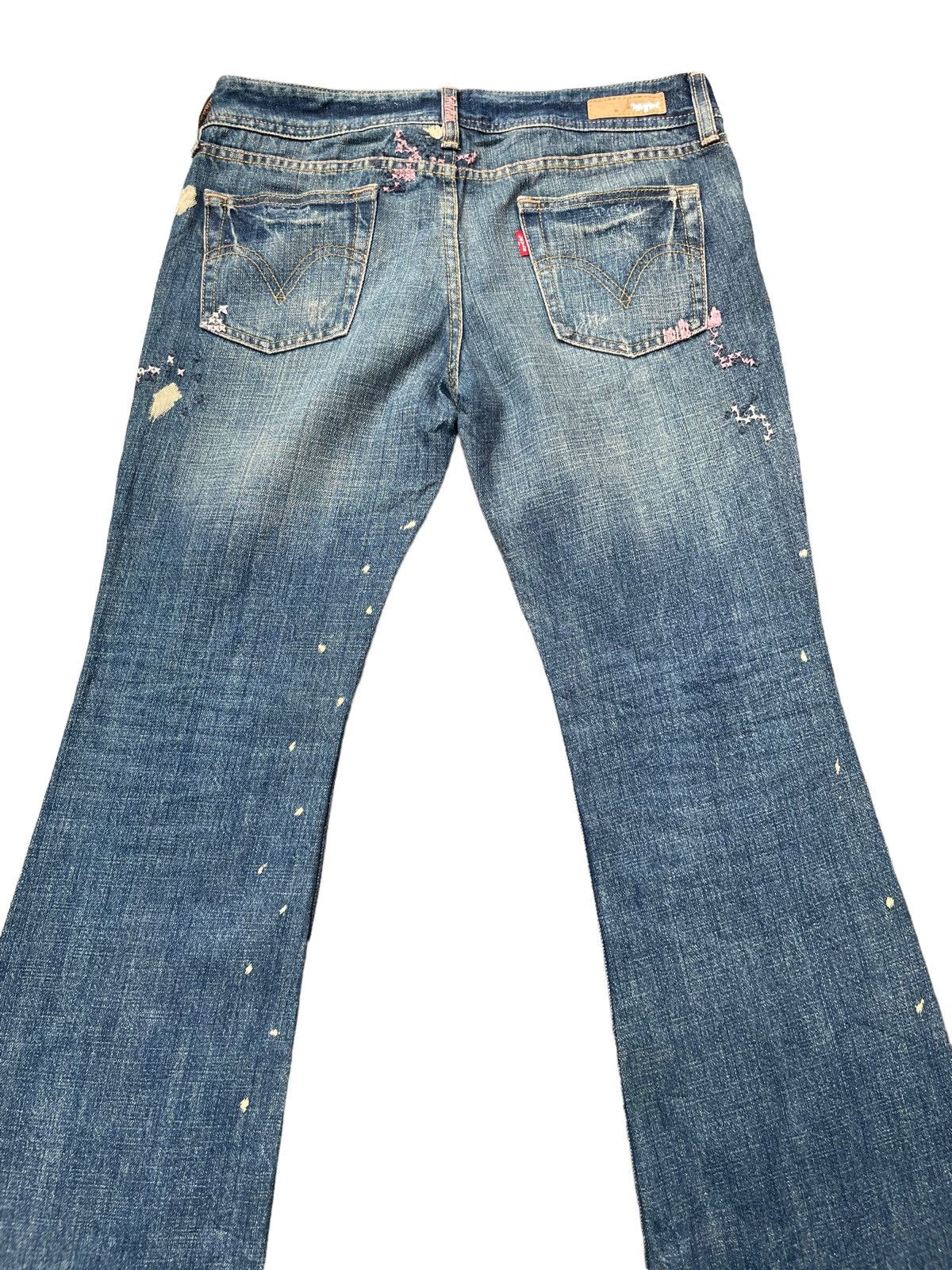 Levi's Vintage 2006 Levis FL 553 Distresed Custom Size 32" / US 10 / IT 46 - 9 Thumbnail