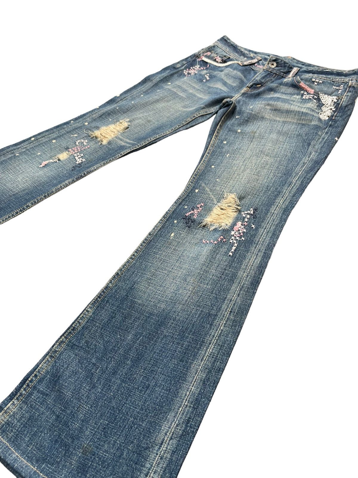 Levi's Vintage 2006 Levis FL 553 Distresed Custom Size 32" / US 10 / IT 46 - 2 Thumbnail