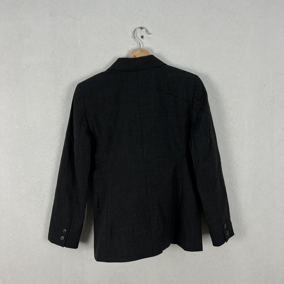 Japanese Brand INED BY YOHJI YAMAMOTO CROPPED COAT JACKET Size US M / EU 48-50 / 2 - 6 Thumbnail