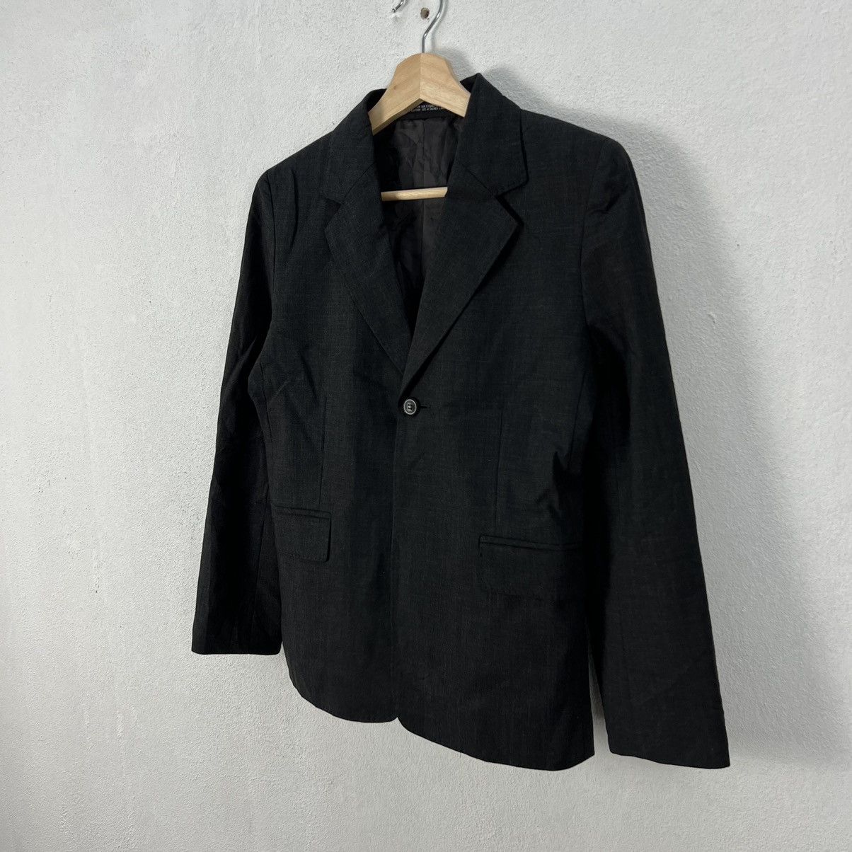 Japanese Brand INED BY YOHJI YAMAMOTO CROPPED COAT JACKET Size US M / EU 48-50 / 2 - 2 Thumbnail