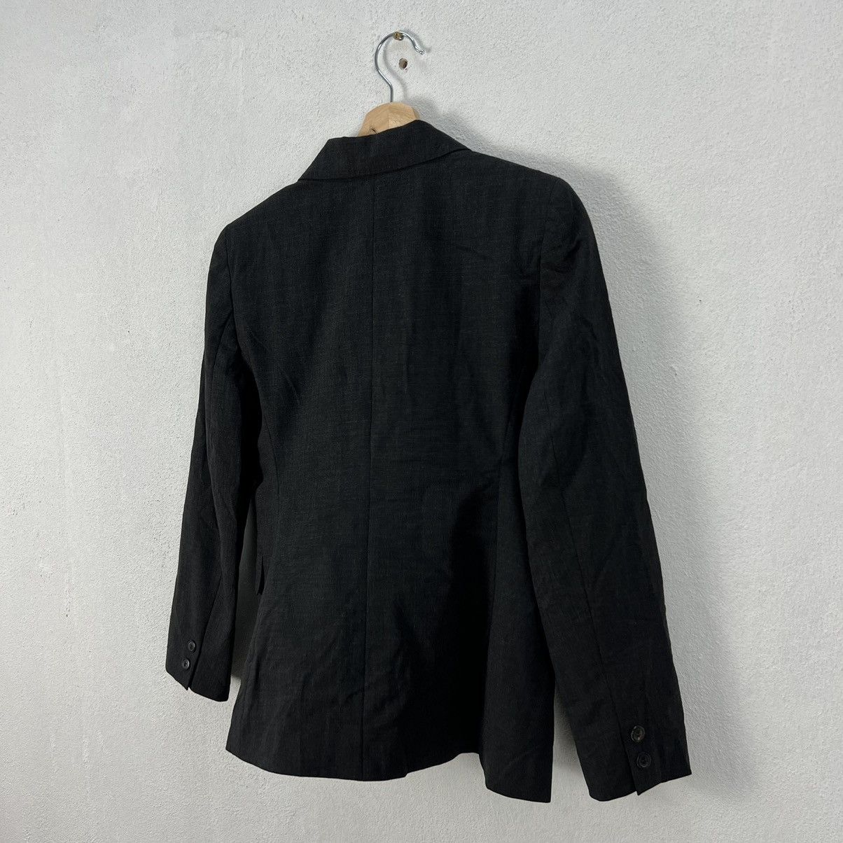 Japanese Brand INED BY YOHJI YAMAMOTO CROPPED COAT JACKET Size US M / EU 48-50 / 2 - 7 Thumbnail