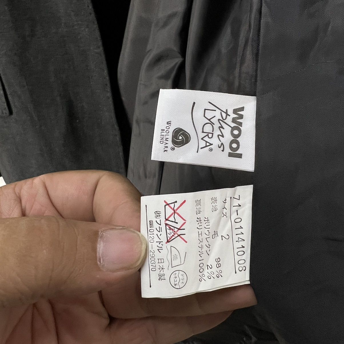 Japanese Brand INED BY YOHJI YAMAMOTO CROPPED COAT JACKET Size US M / EU 48-50 / 2 - 11 Thumbnail