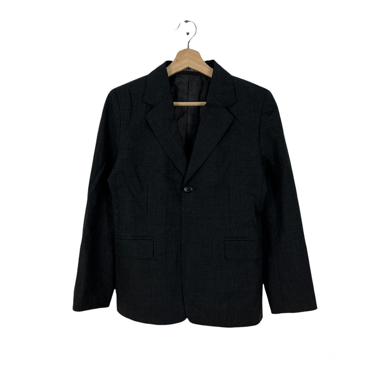 Japanese Brand INED BY YOHJI YAMAMOTO CROPPED COAT JACKET Size US M / EU 48-50 / 2 - 1 Thumbnail