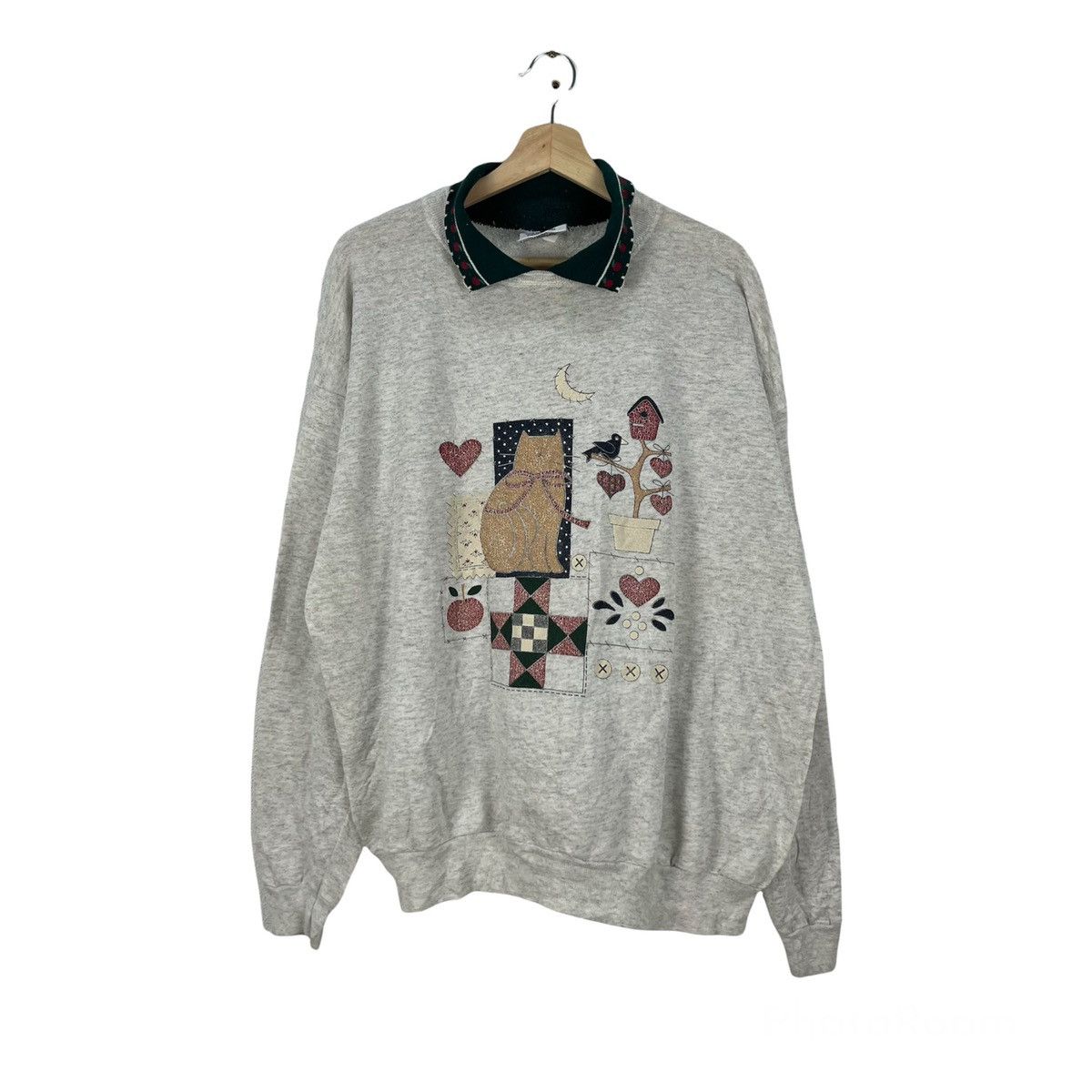 Japanese Brand VINTAGE COLLAGE SWEATSHIRT COLLAR GOPHER SPORT BIG LOGO Size US XL / EU 56 / 4 - 1 Thumbnail