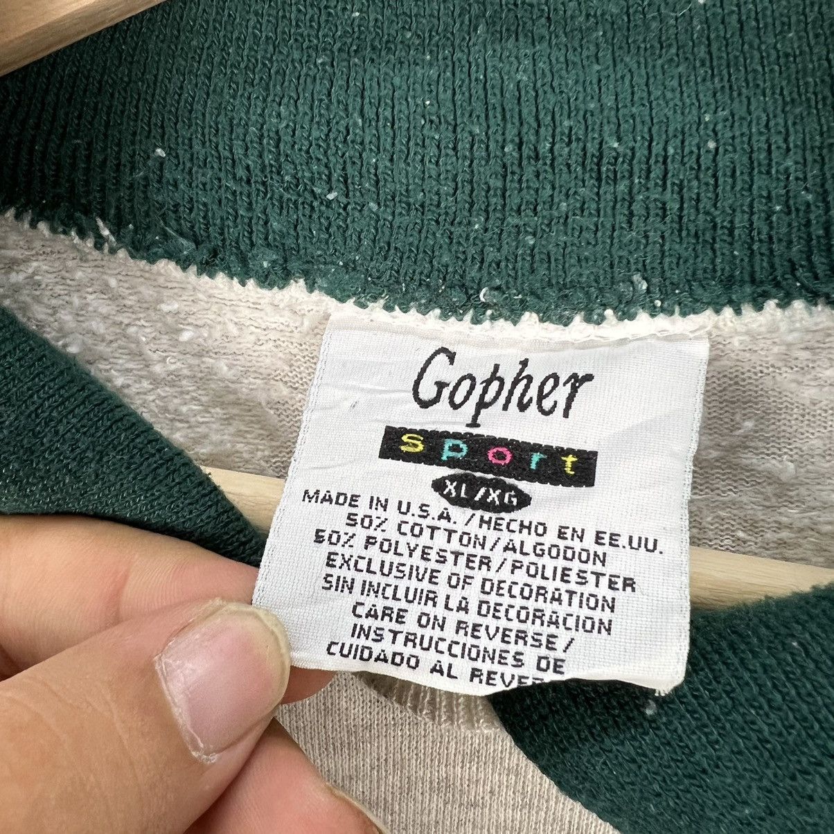 Japanese Brand VINTAGE COLLAGE SWEATSHIRT COLLAR GOPHER SPORT BIG LOGO Size US XL / EU 56 / 4 - 9 Thumbnail