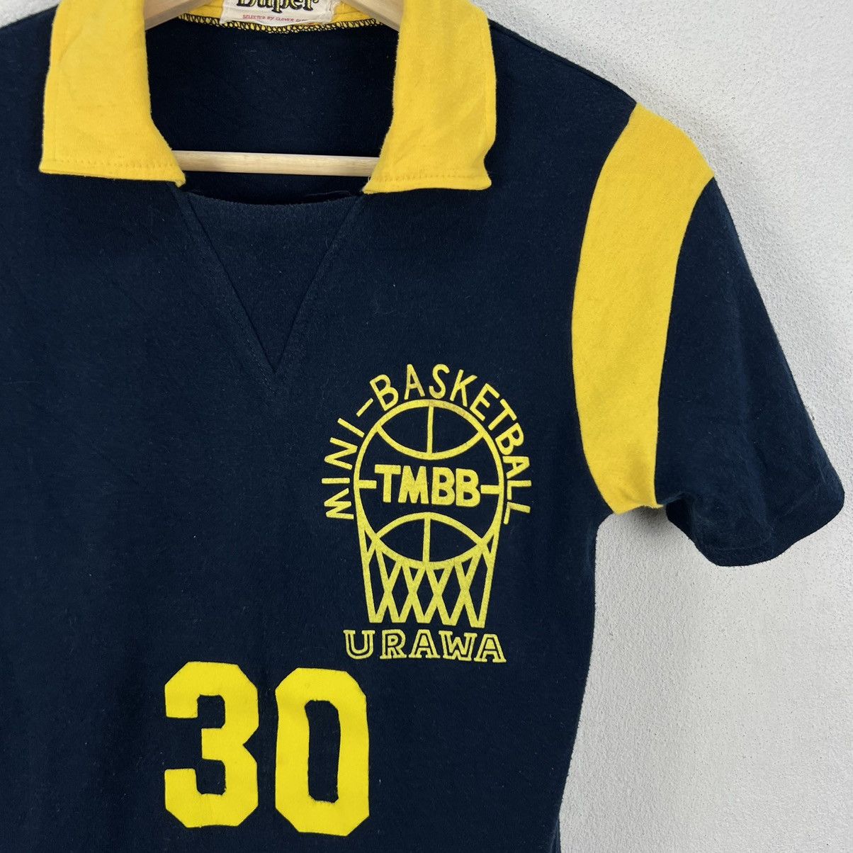 Japanese Brand VINTAGE DUPER SHORT SLEEVE COLLAR SINGLE STITCH Size US S / EU 44-46 / 1 - 3 Thumbnail