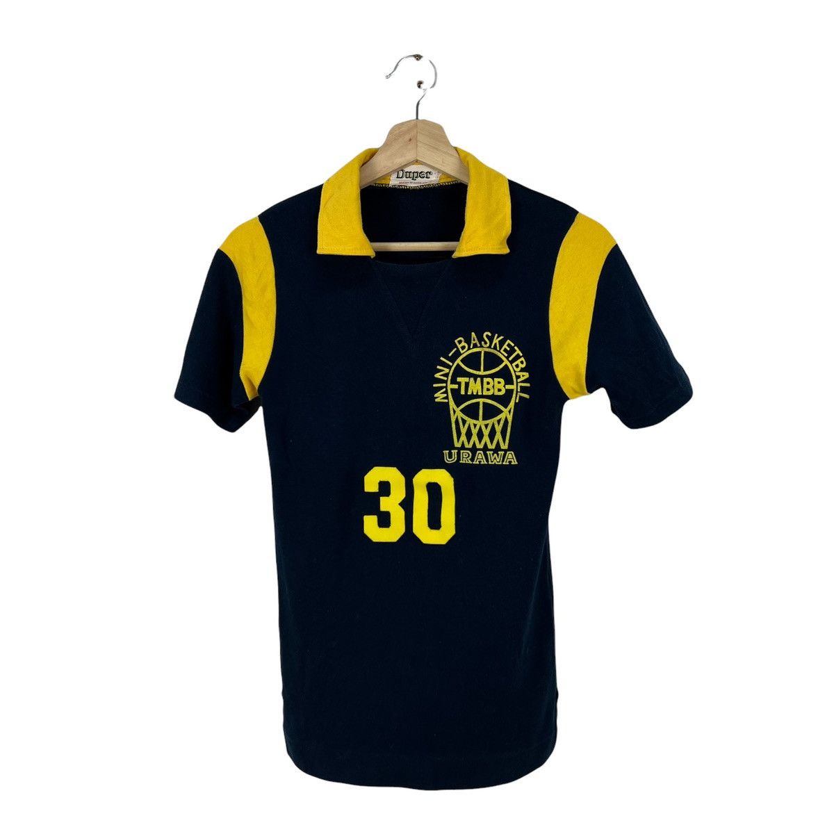 Japanese Brand VINTAGE DUPER SHORT SLEEVE COLLAR SINGLE STITCH Size US S / EU 44-46 / 1 - 1 Thumbnail