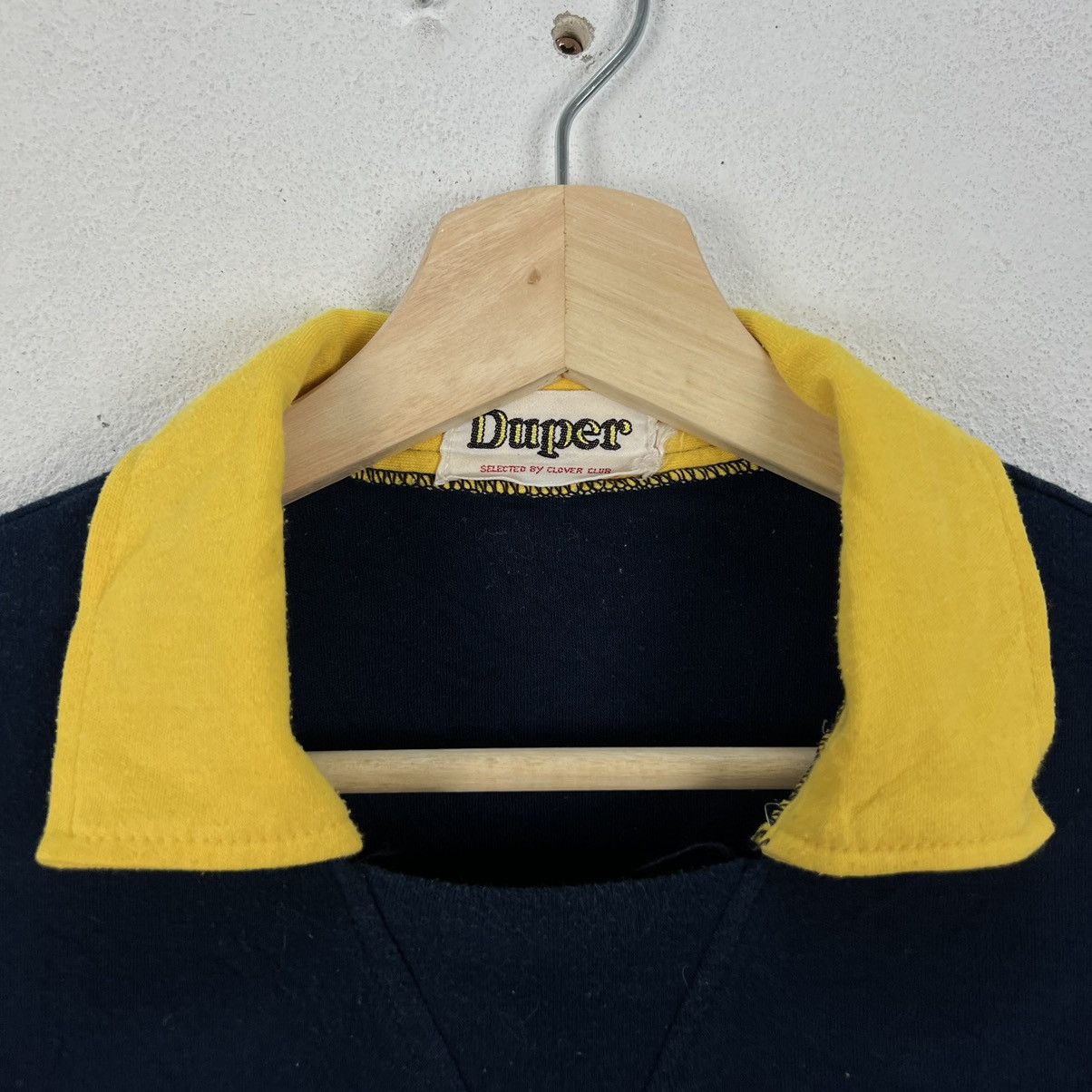 Japanese Brand VINTAGE DUPER SHORT SLEEVE COLLAR SINGLE STITCH Size US S / EU 44-46 / 1 - 4 Thumbnail