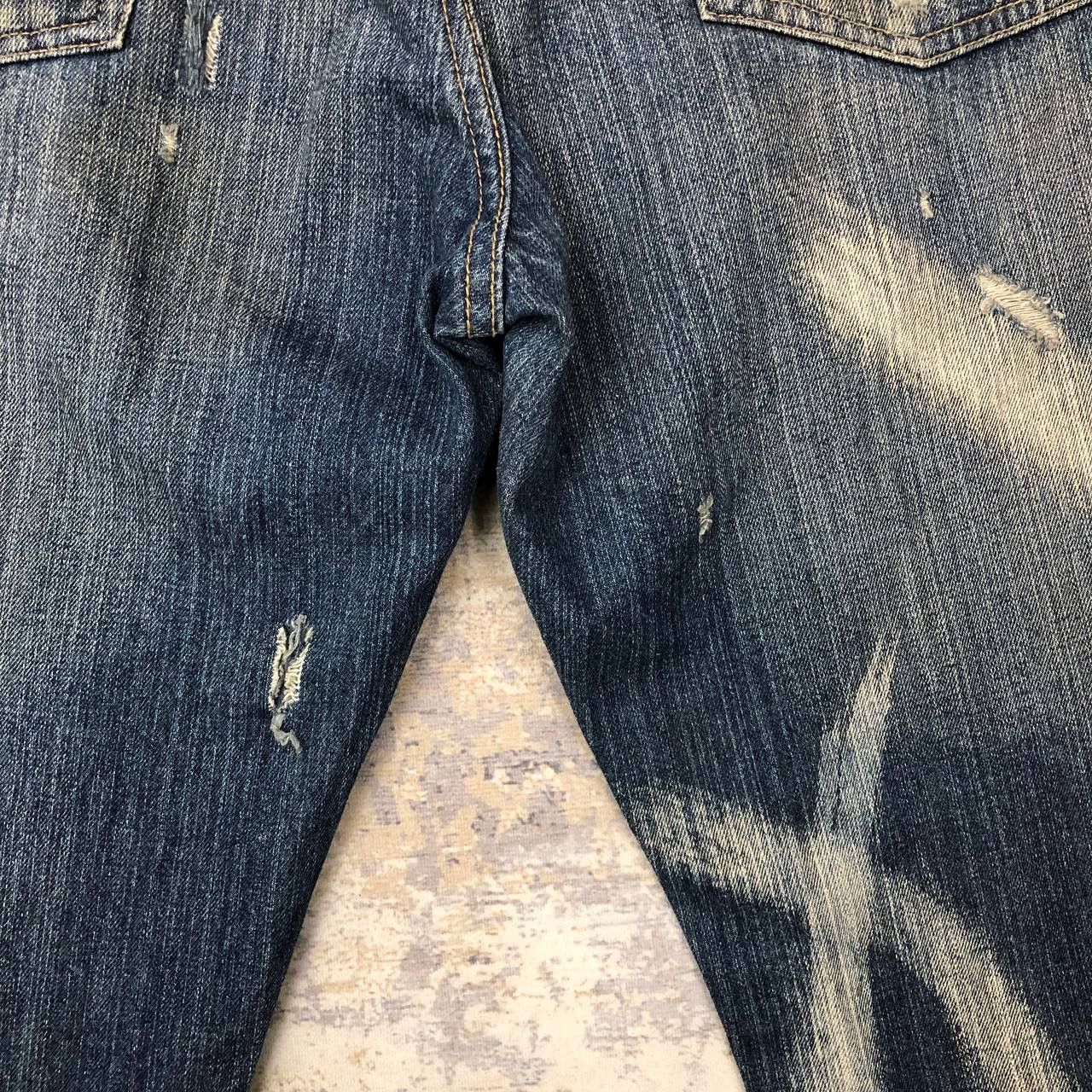 Abercrombie & Fitch P538 ABERCROMBIE AND FITCH FLARED RIPPED DENIM Size US 37 - 9 Thumbnail