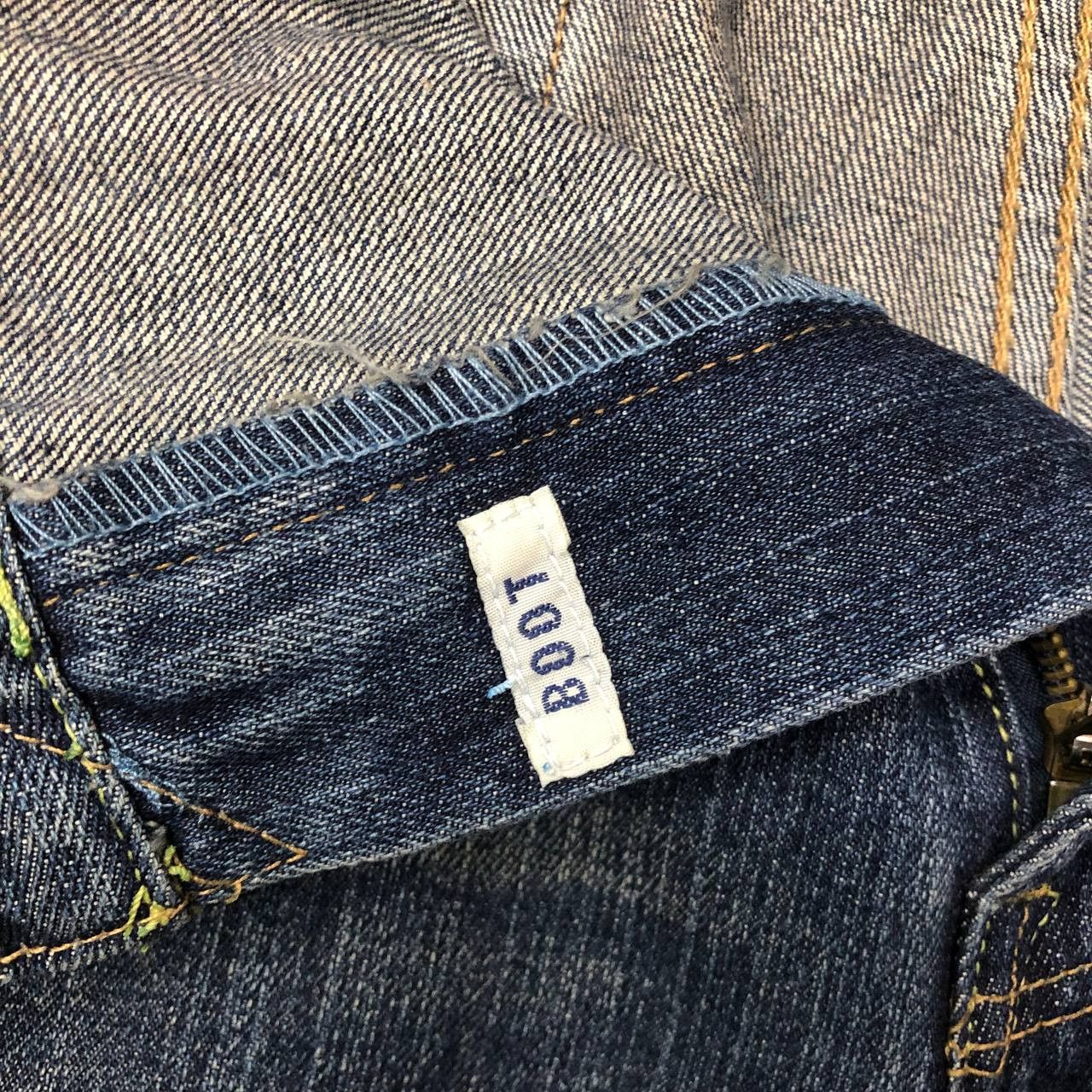Abercrombie & Fitch P538 ABERCROMBIE AND FITCH FLARED RIPPED DENIM Size US 37 - 15 Thumbnail