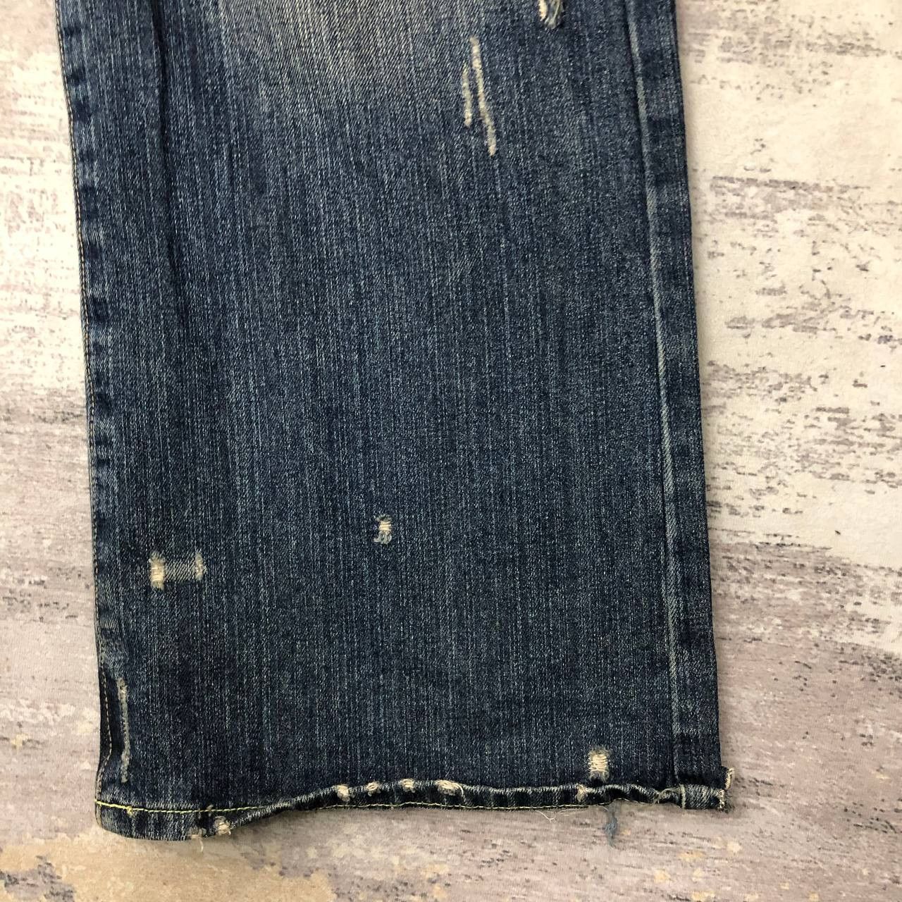 Abercrombie & Fitch P538 ABERCROMBIE AND FITCH FLARED RIPPED DENIM Size US 37 - 11 Thumbnail