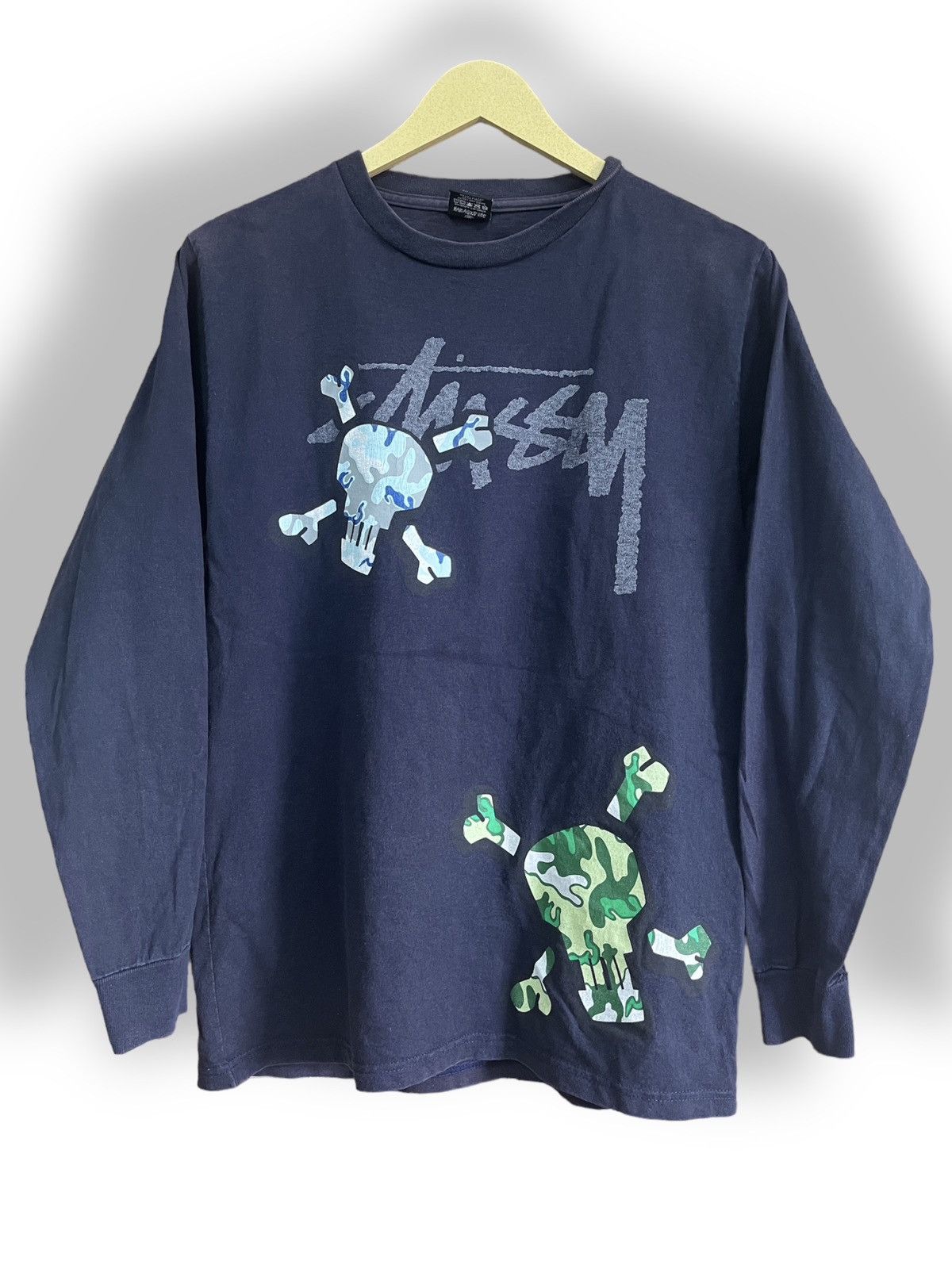 Stussy × Vintage Vintage Stussy Japan Skulls Front Back Printed Limited Size US M / EU 48-50 / 2 - 1 Thumbnail