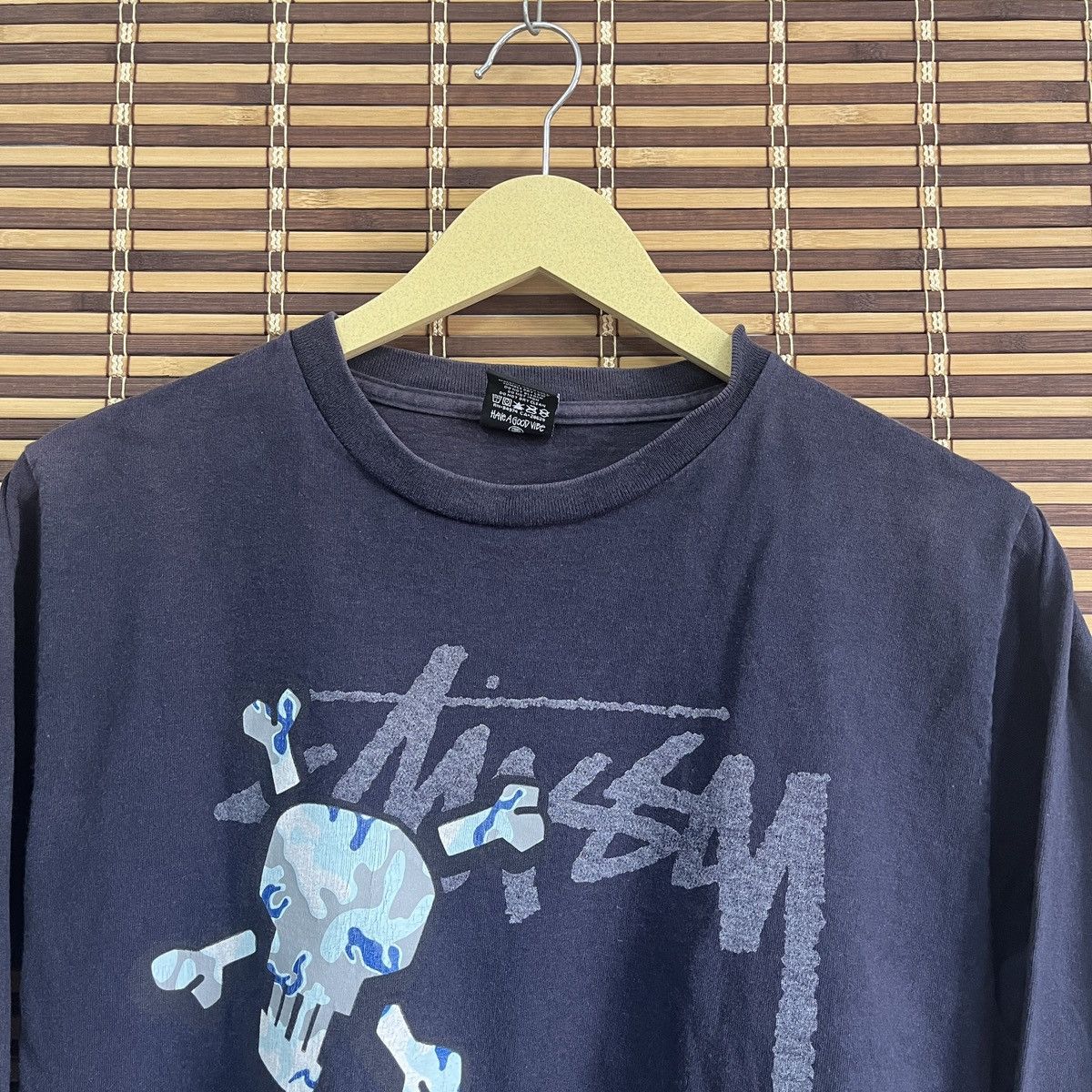 Stussy × Vintage Vintage Stussy Japan Skulls Front Back Printed Limited Size US M / EU 48-50 / 2 - 18 Thumbnail
