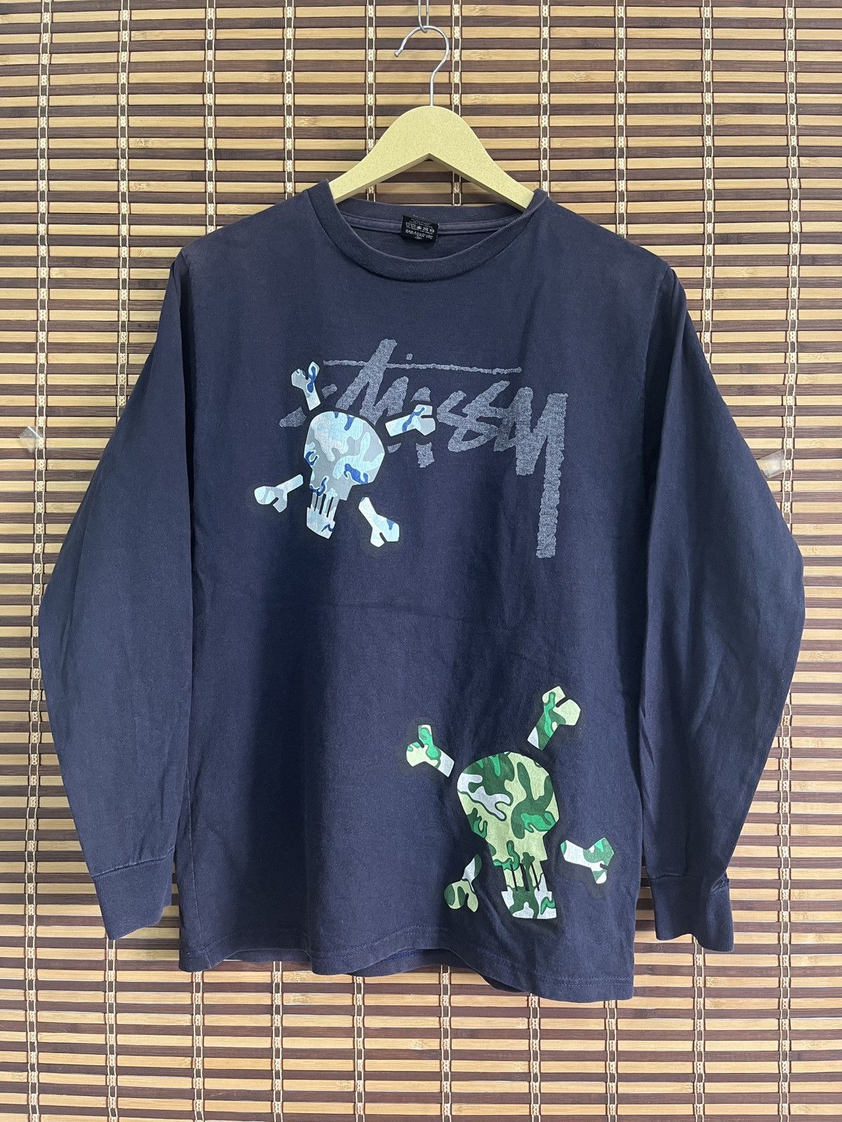 Stussy × Vintage Vintage Stussy Japan Skulls Front Back Printed Limited Size US M / EU 48-50 / 2 - 21 Thumbnail