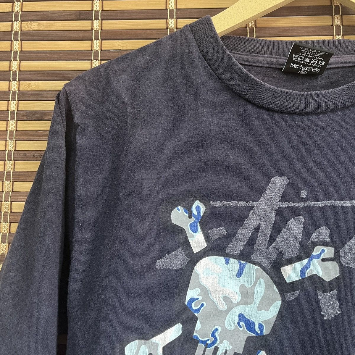Stussy × Vintage Vintage Stussy Japan Skulls Front Back Printed Limited Size US M / EU 48-50 / 2 - 6 Thumbnail