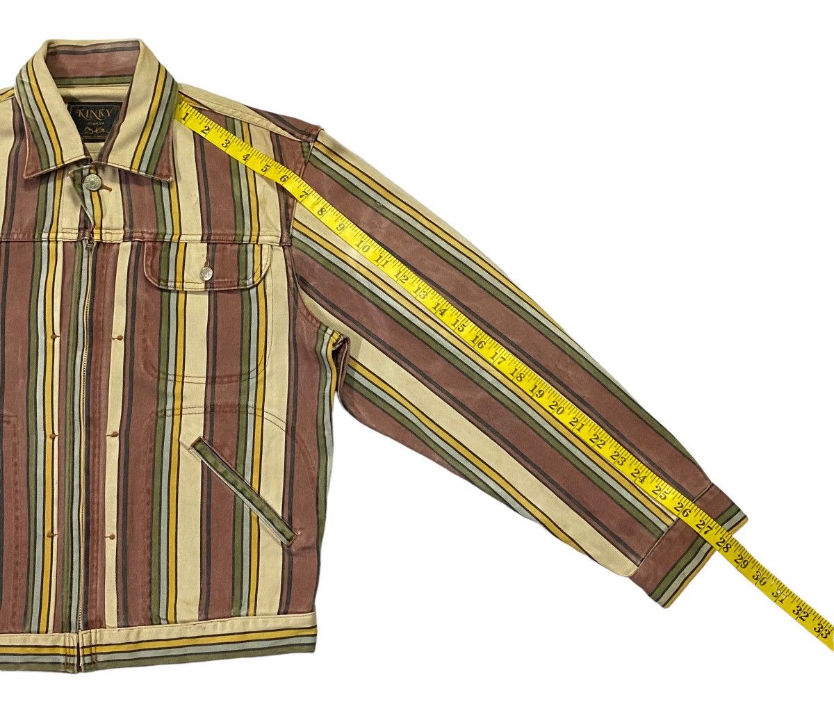 Hysteric Glamour Rare🔥Vintage Hysteric Glamour Jacket Stripes Design Size US M / EU 48-50 / 2 - 8 Thumbnail