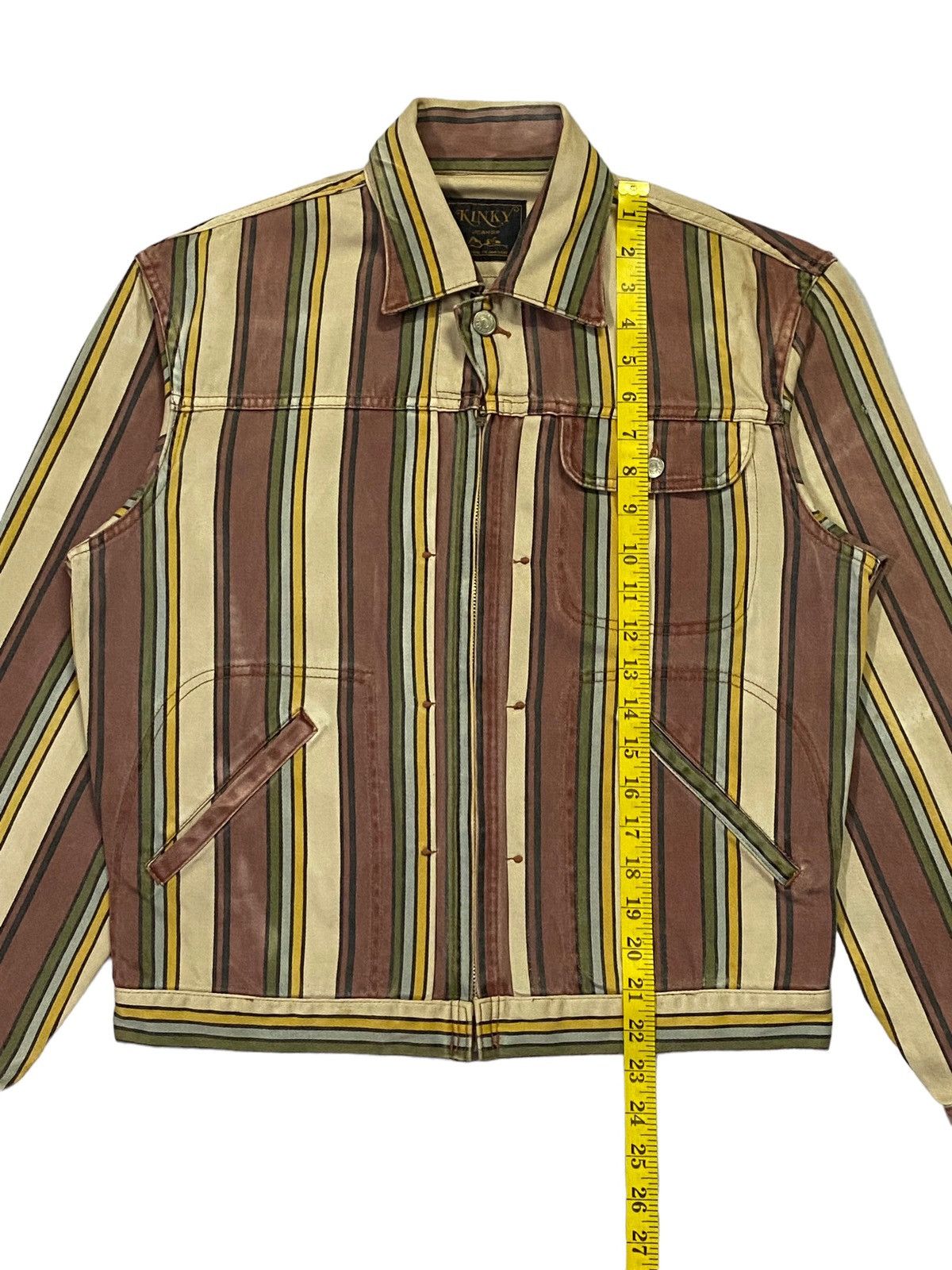 Hysteric Glamour Rare🔥Vintage Hysteric Glamour Jacket Stripes Design Size US M / EU 48-50 / 2 - 5 Thumbnail