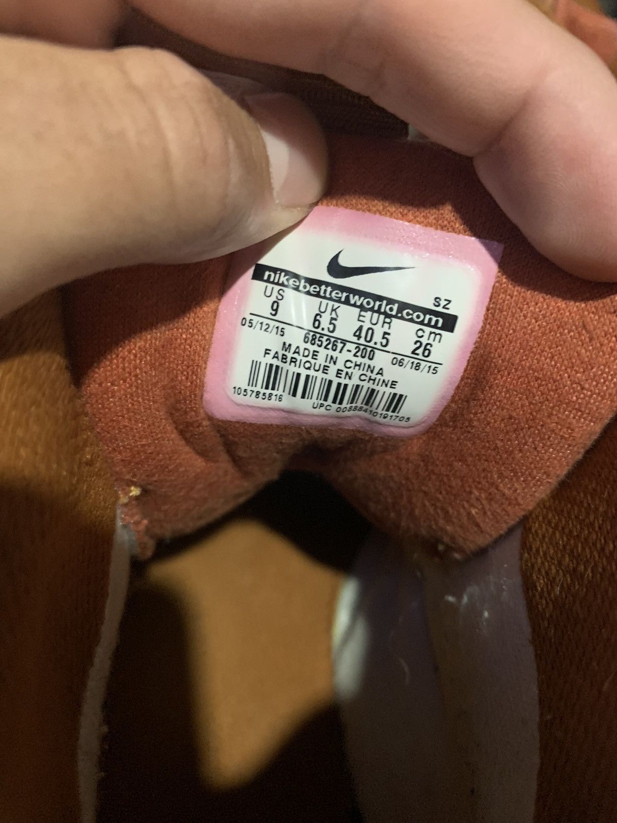 Nike Nike Air Max 1 Mid Sneakerboot Wheat Brown Size US 7.5 / EU 40-41 - 8 Thumbnail