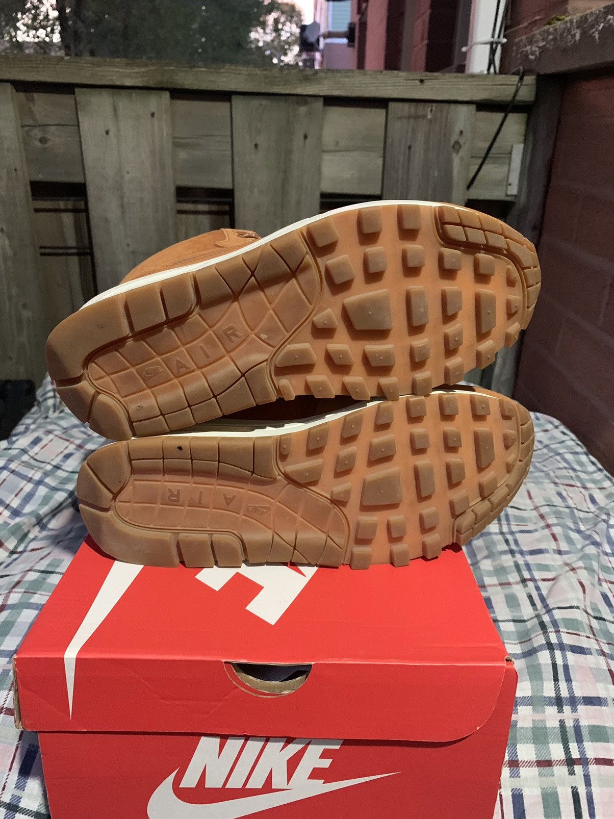 Nike Nike Air Max 1 Mid Sneakerboot Wheat Brown Size US 7.5 / EU 40-41 - 5 Thumbnail