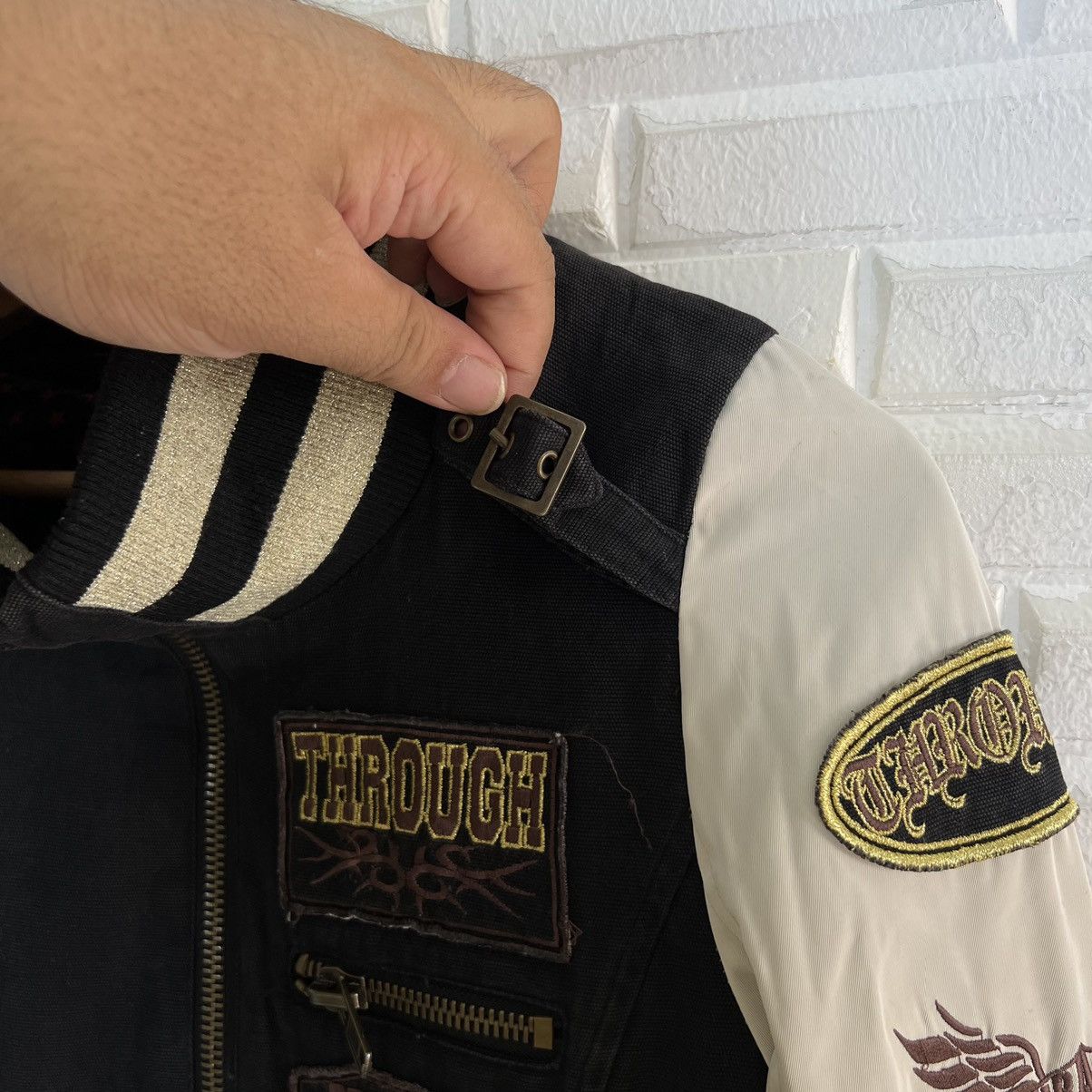 Hysteric Glamour VINTAGE THROUGH HEART VARSITY JACKET BIG LOGO RIDER Size US S / EU 44-46 / 1 - 7 Thumbnail