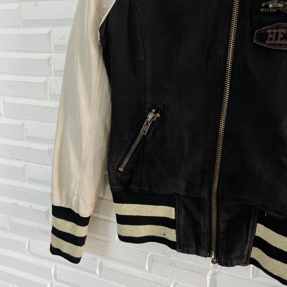 Hysteric Glamour VINTAGE THROUGH HEART VARSITY JACKET BIG LOGO RIDER Size US S / EU 44-46 / 1 - 4 Thumbnail