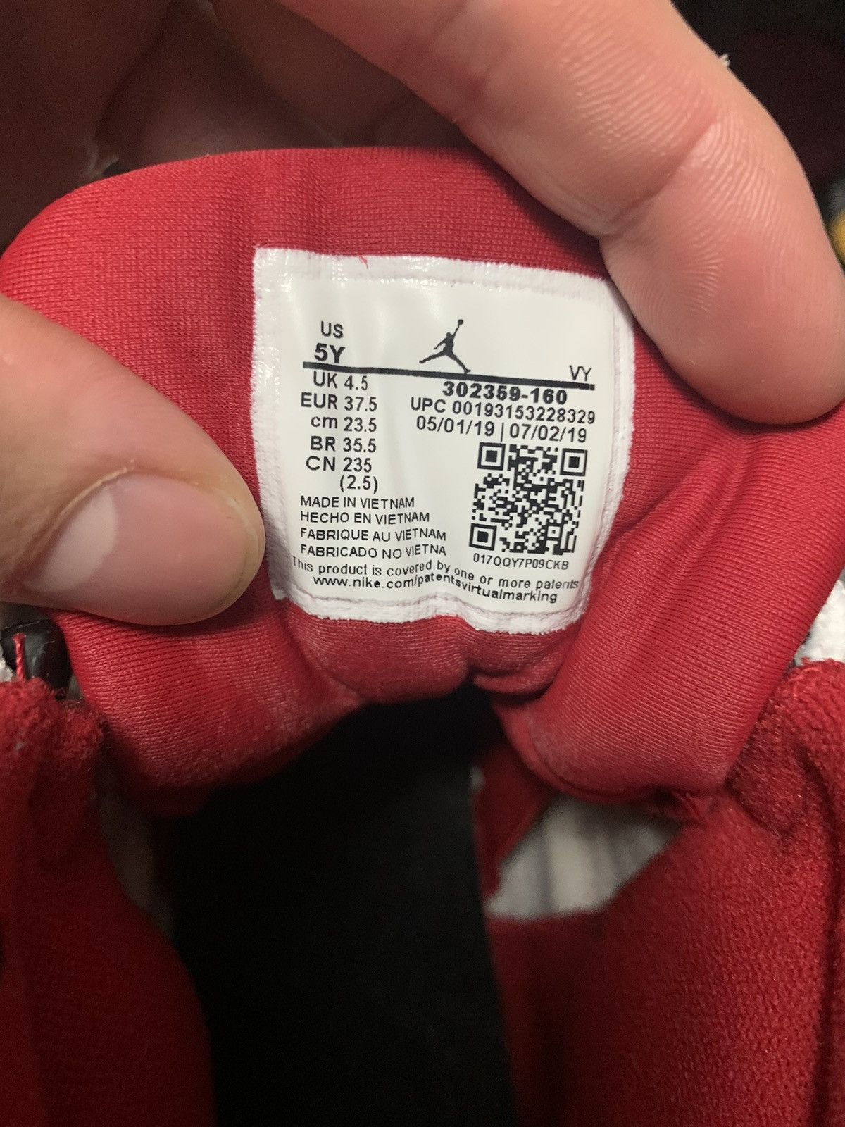 Jordan Brand Jordan 9 Retro Gym Red Size US 5 / EU 37 - 8 Thumbnail