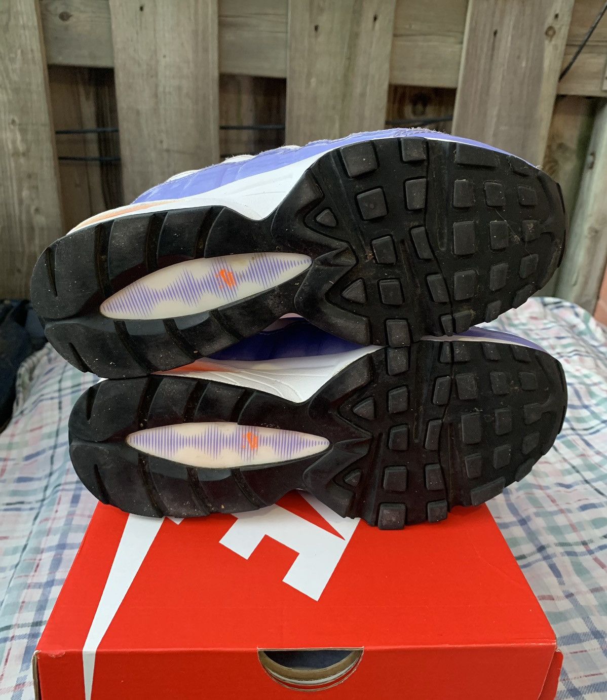 Nike Nike Air Max 95 GS Black Twilight Size US 5 / EU 37 - 6 Thumbnail