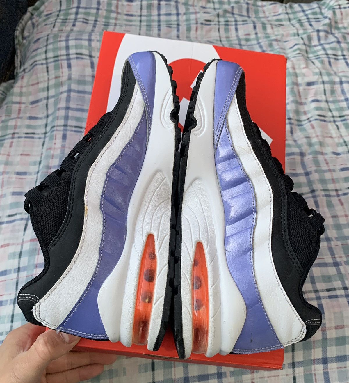Nike Nike Air Max 95 GS Black Twilight Size US 5 / EU 37 - 5 Thumbnail