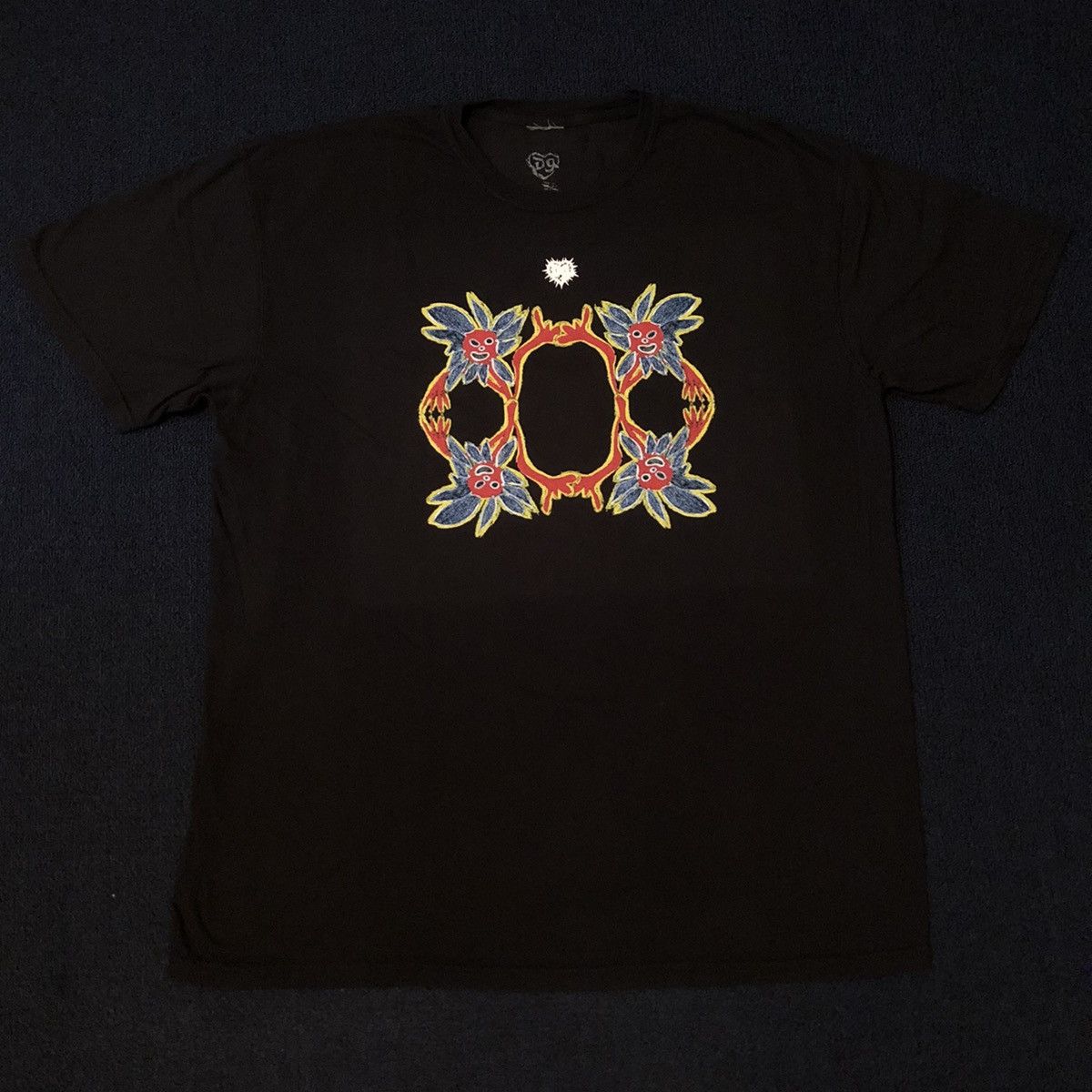 Drain Gang Bladee Claire Barrow For Drain Gang Sunflower 333 Tee Shirt Size US XL / EU 56 / 4 - 3 Thumbnail
