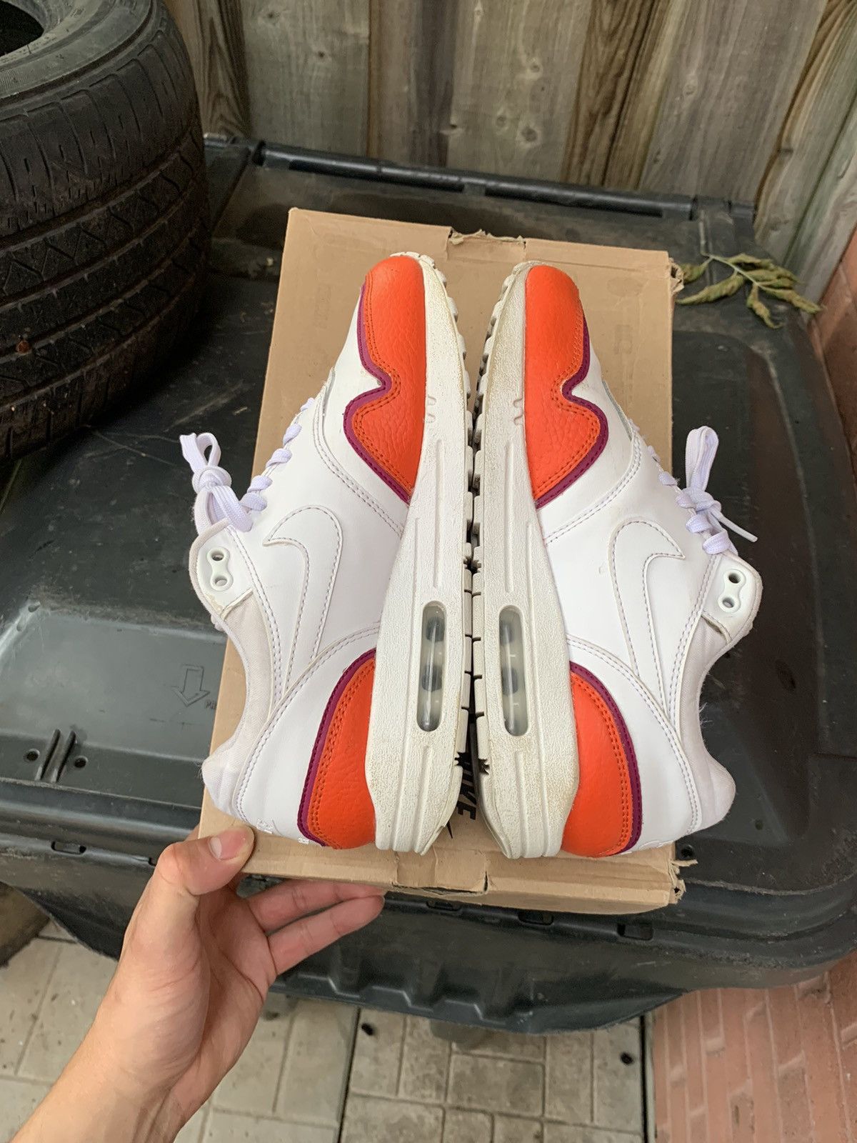Nike Women’s Air Max 1 Double Layer Orange Size US 5 / EU 37 - 5 Thumbnail