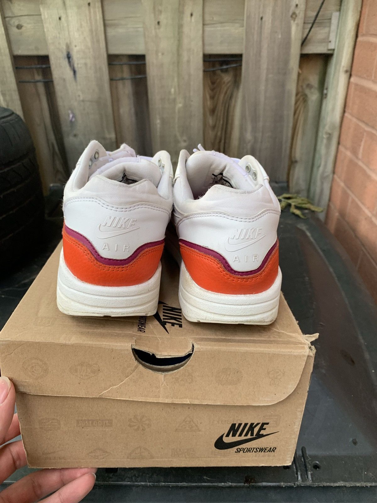 Nike Women’s Air Max 1 Double Layer Orange Size US 5 / EU 37 - 4 Thumbnail