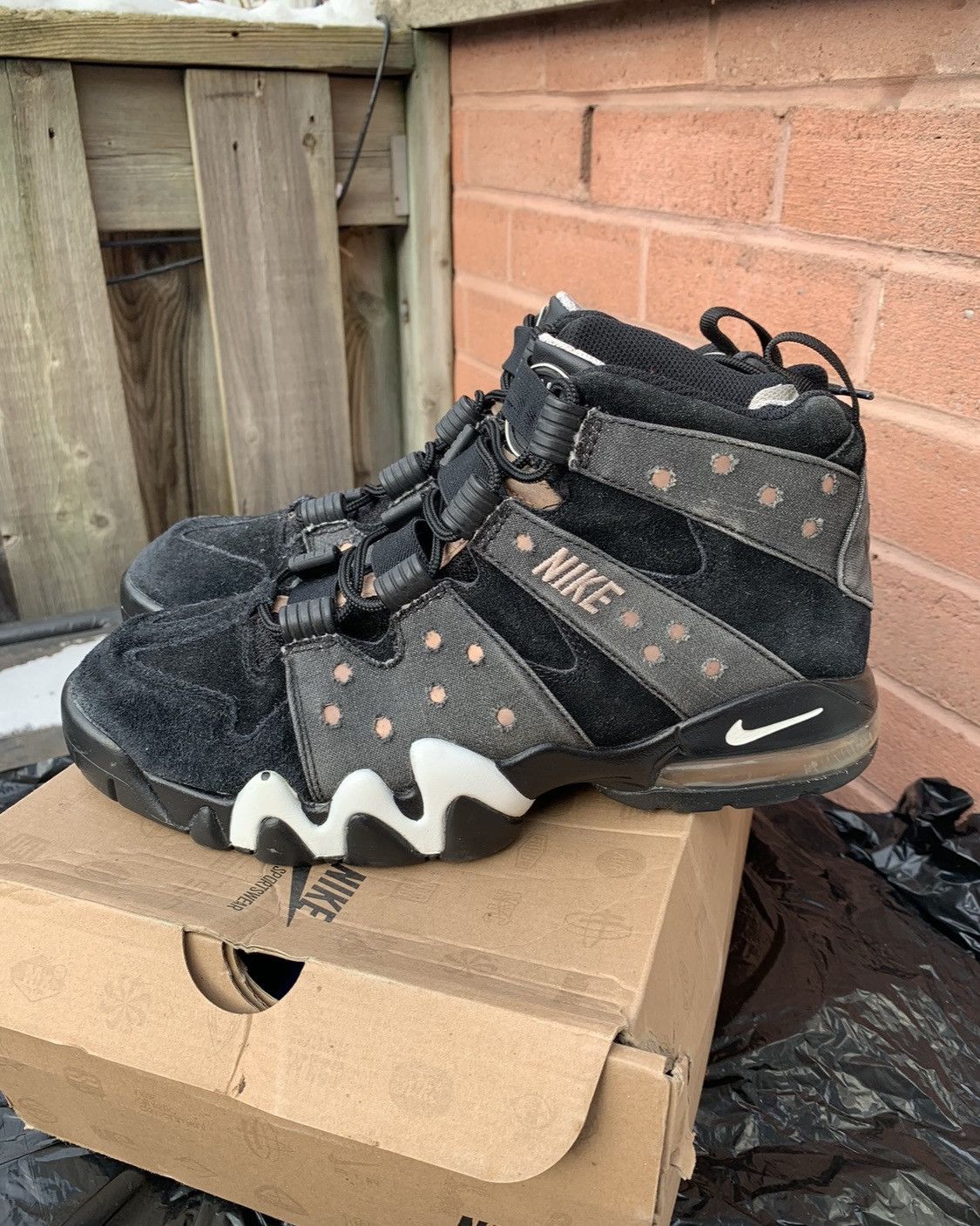 Nike Air max 2 CB 34 Black Denim Size US 10.5 / EU 43-44 - 7 Thumbnail