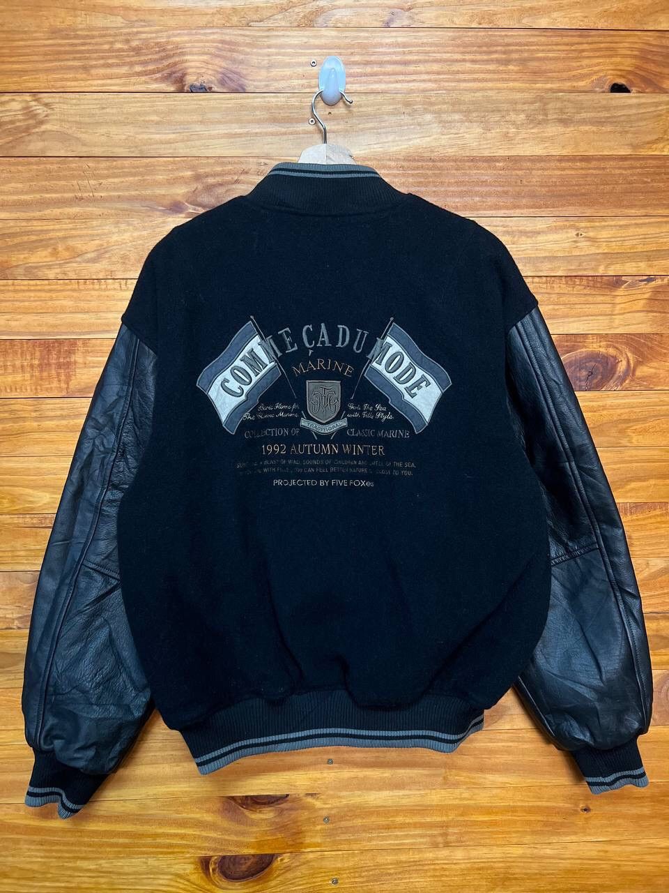 Vintage VINTAGE COMME CA DU MODE 1992 AUTUMN WINTER VARSITY JACKET Size US M / EU 48-50 / 2 - 1 Thumbnail