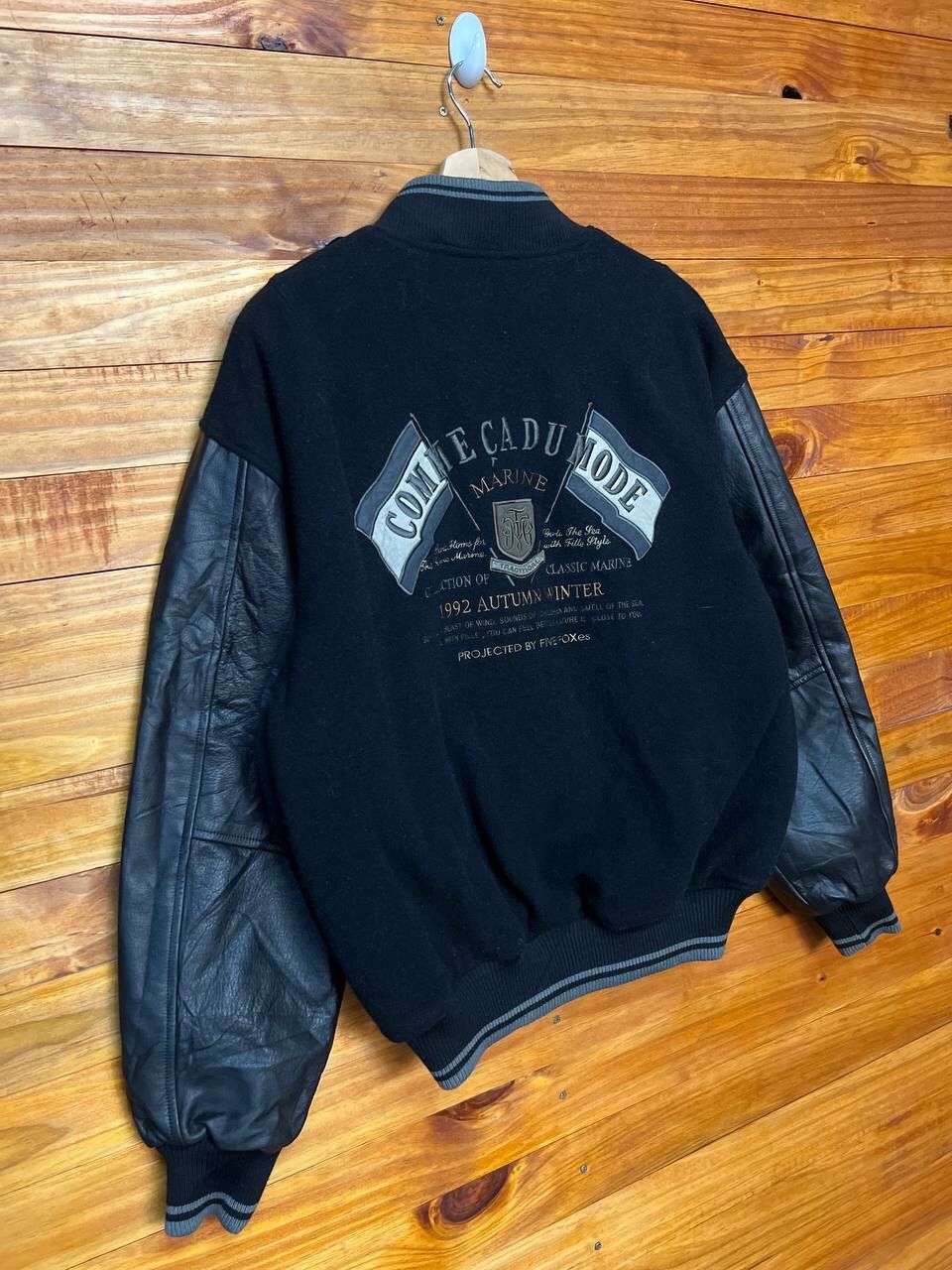 Vintage VINTAGE COMME CA DU MODE 1992 AUTUMN WINTER VARSITY JACKET Size US M / EU 48-50 / 2 - 3 Thumbnail