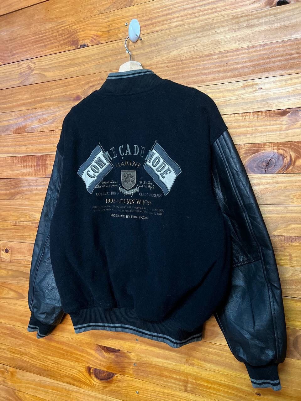 Vintage VINTAGE COMME CA DU MODE 1992 AUTUMN WINTER VARSITY JACKET Size US M / EU 48-50 / 2 - 2 Thumbnail