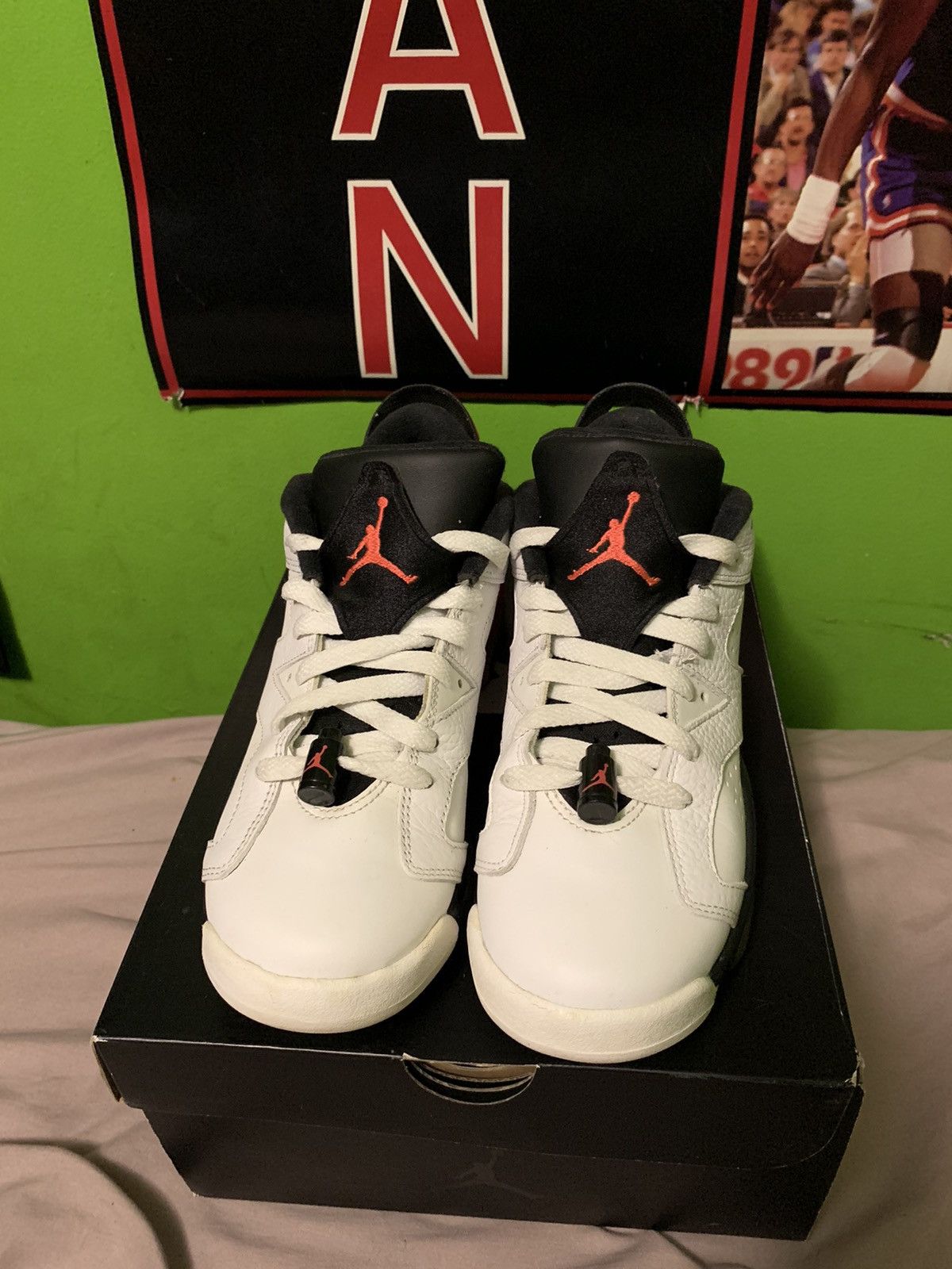 Jordan Brand Air Jordan 6 Retro Low BG Infrared Size US 6.5 / EU 39-40 - 2 Thumbnail
