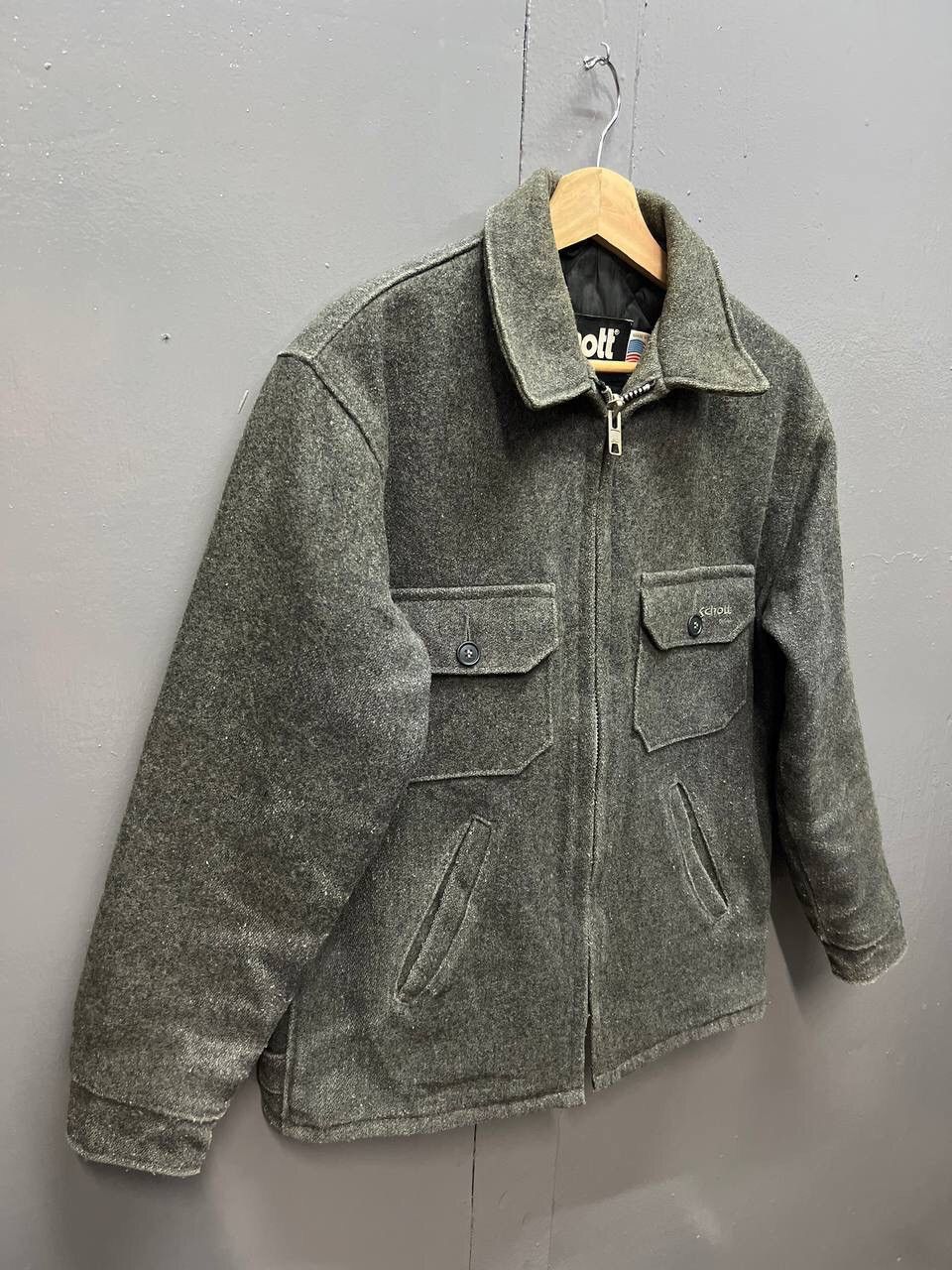 Schott VINTAGE SCHOTT JACKET WOOL SIZE 36 Size US M / EU 48-50 / 2 - 3 Thumbnail