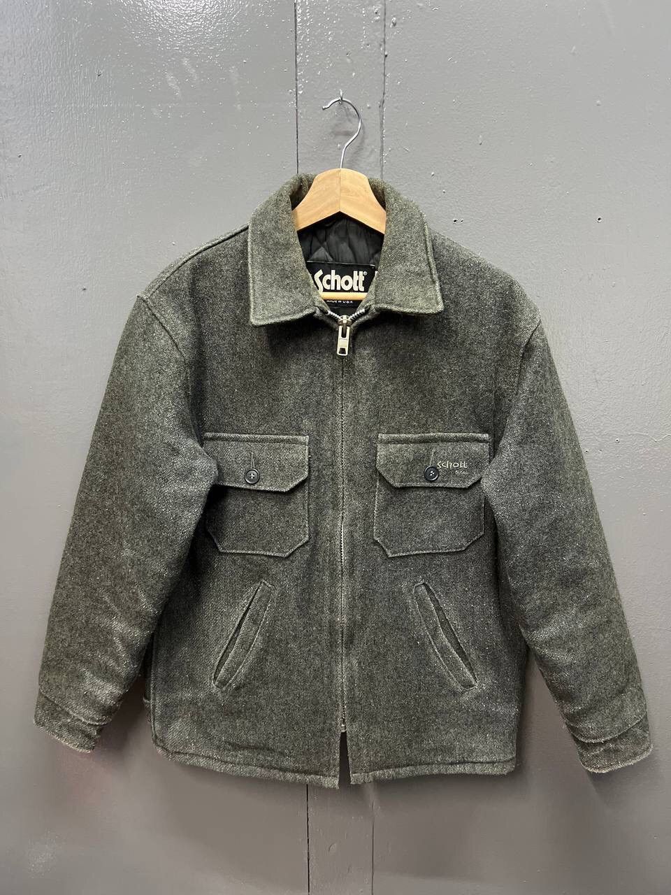 Schott VINTAGE SCHOTT JACKET WOOL SIZE 36 Size US M / EU 48-50 / 2 - 2 Thumbnail