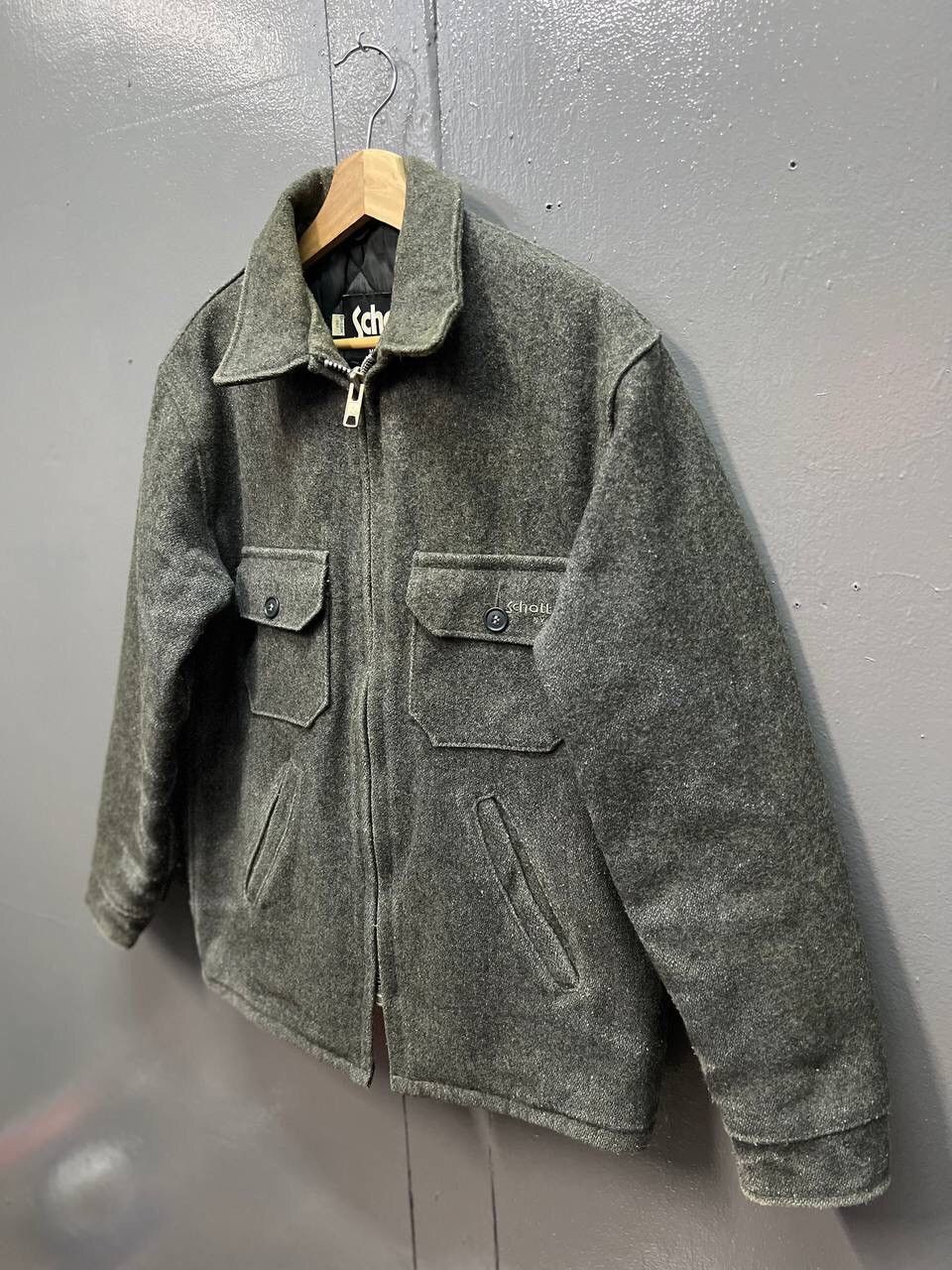 Schott VINTAGE SCHOTT JACKET WOOL SIZE 36 Size US M / EU 48-50 / 2 - 4 Thumbnail