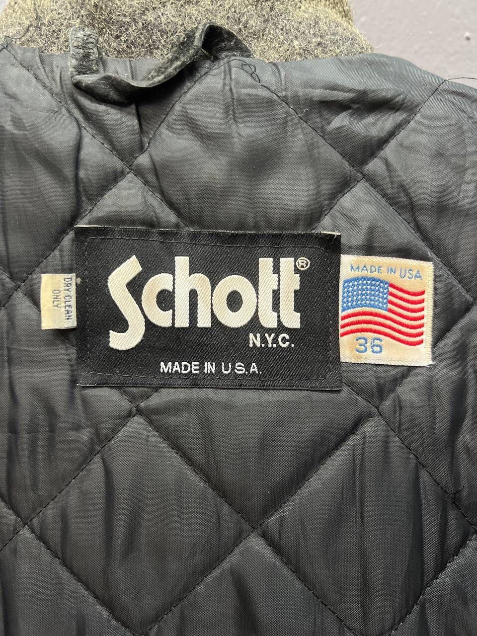 Schott VINTAGE SCHOTT JACKET WOOL SIZE 36 Size US M / EU 48-50 / 2 - 12 Thumbnail