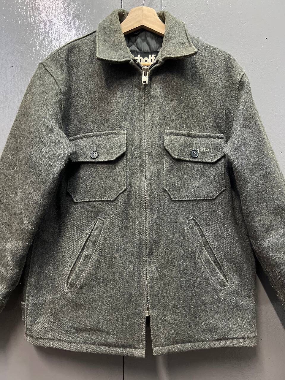 Schott VINTAGE SCHOTT JACKET WOOL SIZE 36 Size US M / EU 48-50 / 2 - 5 Thumbnail