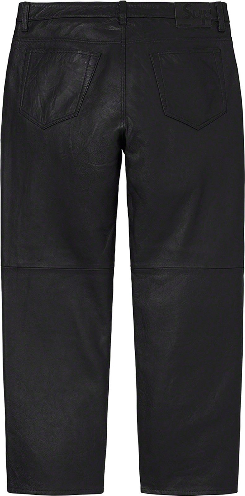 Supreme Supreme Lamb Skin Leather 5-Pocket Jean FW21 Size US 32 / EU 48 - 2 Thumbnail