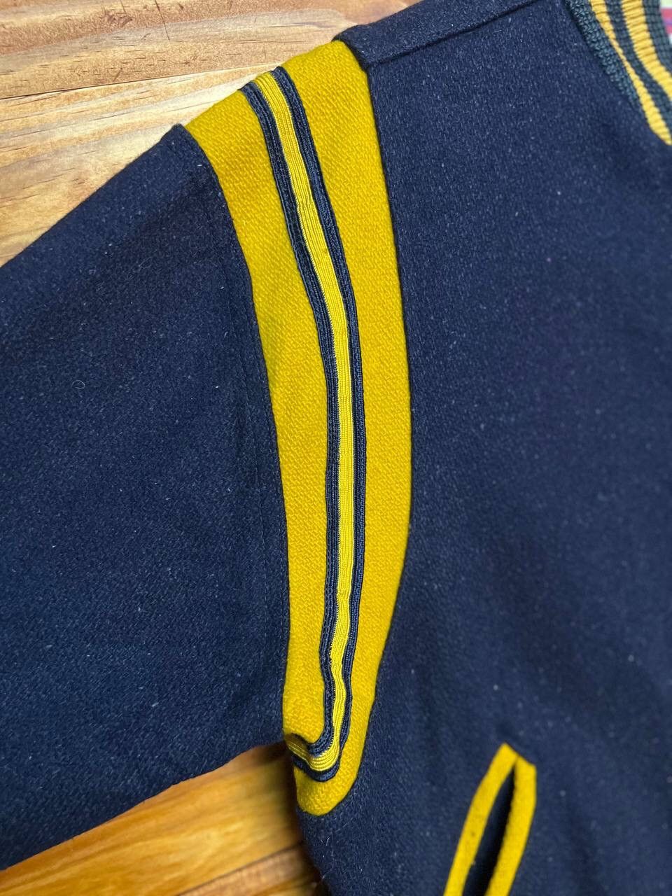 Vintage TOMS RIVER WOOL EMBROIDERED VARSITY JACKET Size US M / EU 48-50 / 2 - 7 Thumbnail