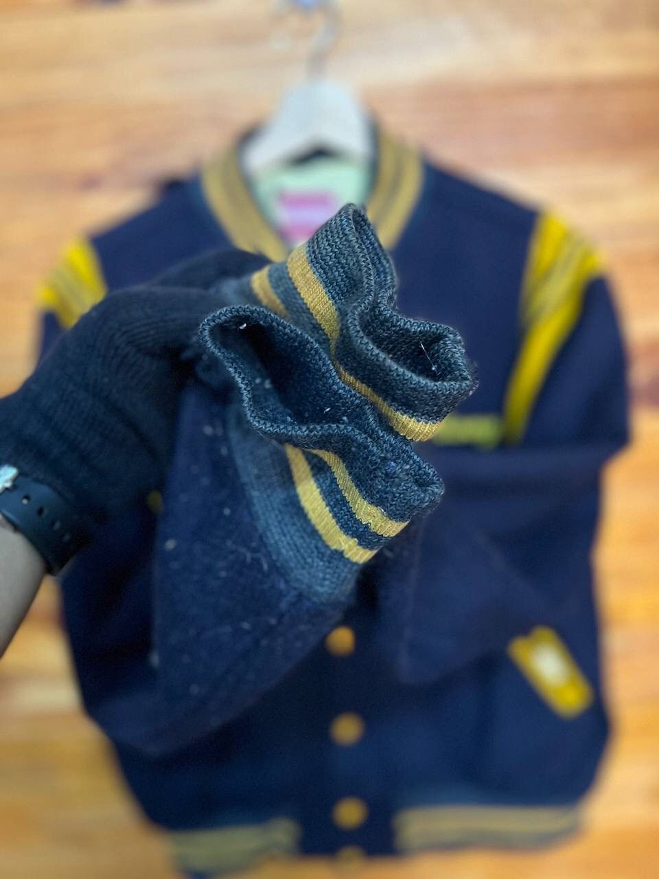 Vintage TOMS RIVER WOOL EMBROIDERED VARSITY JACKET Size US M / EU 48-50 / 2 - 6 Thumbnail