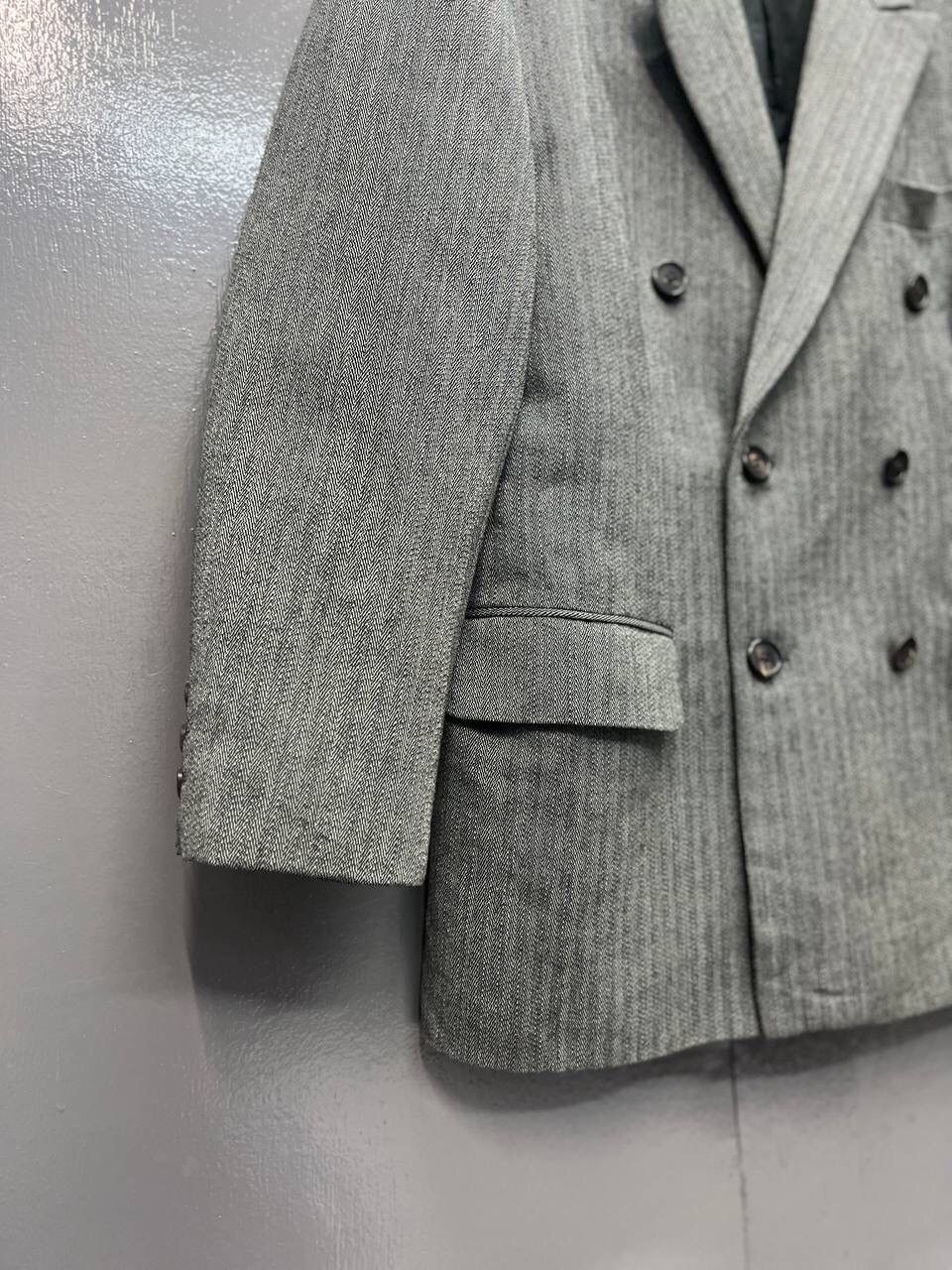 Yohji Yamamoto Ys FOR MEN BLAZERS FISHBONE Size 42L - 4 Thumbnail