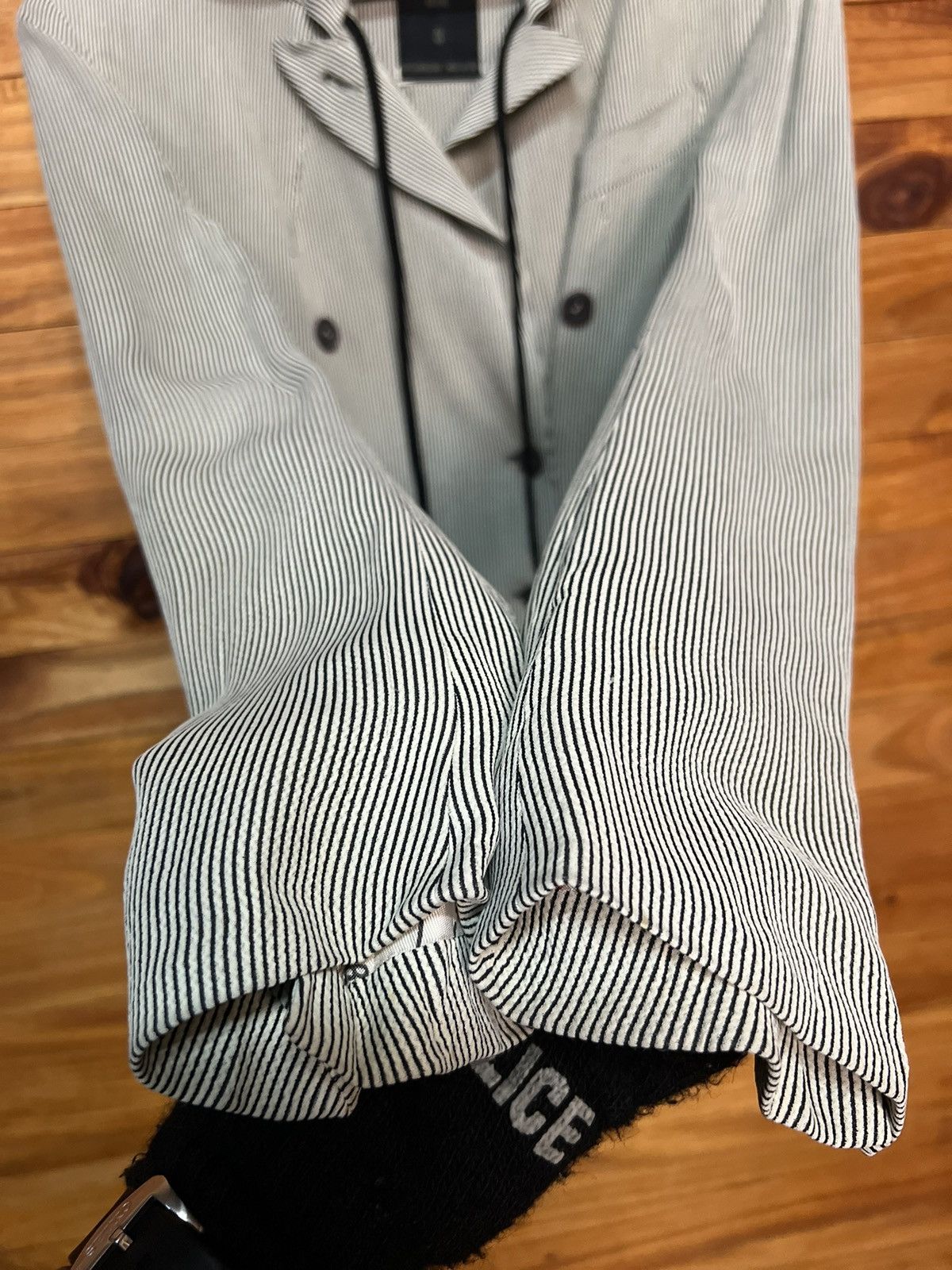 Jean Paul Gaultier ARCHIVE🔥JEAN PAUL GAULTIER FEMME HOODIE STRIPE JACKET Size S / US 4 / IT 40 - 8 Thumbnail