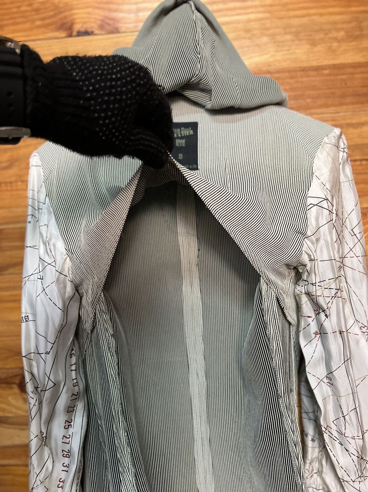 Jean Paul Gaultier ARCHIVE🔥JEAN PAUL GAULTIER FEMME HOODIE STRIPE JACKET Size S / US 4 / IT 40 - 21 Thumbnail