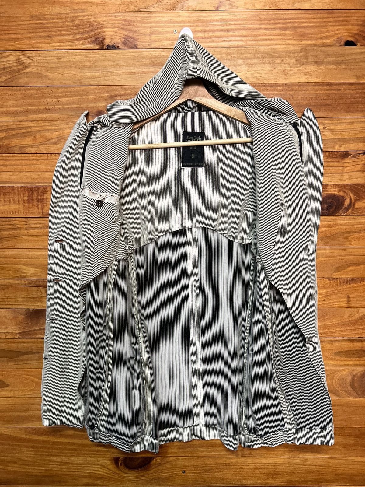 Jean Paul Gaultier ARCHIVE🔥JEAN PAUL GAULTIER FEMME HOODIE STRIPE JACKET Size S / US 4 / IT 40 - 16 Thumbnail