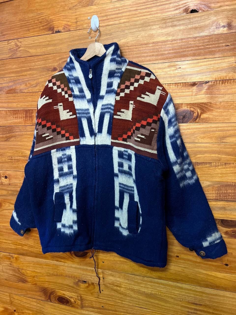 Native VINTAGE NATIVE DESIGN WOOL JACKET Size US XL / EU 56 / 4 - 4 Thumbnail