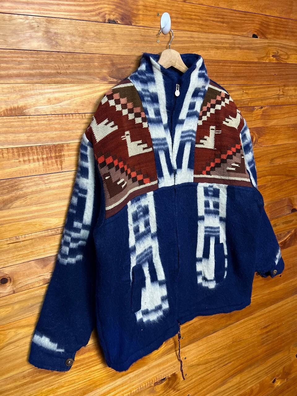Native VINTAGE NATIVE DESIGN WOOL JACKET Size US XL / EU 56 / 4 - 3 Thumbnail
